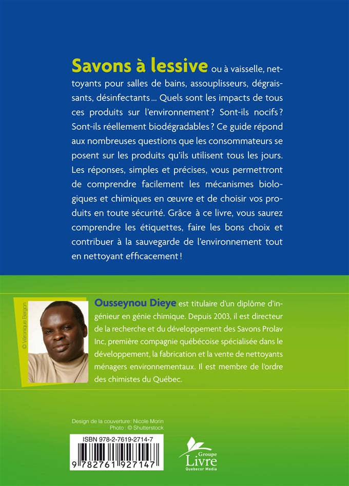 Couverture du livre de 175 questions-réponses sur les produits ménagers et leur empreinte sur l'environnement - papier format