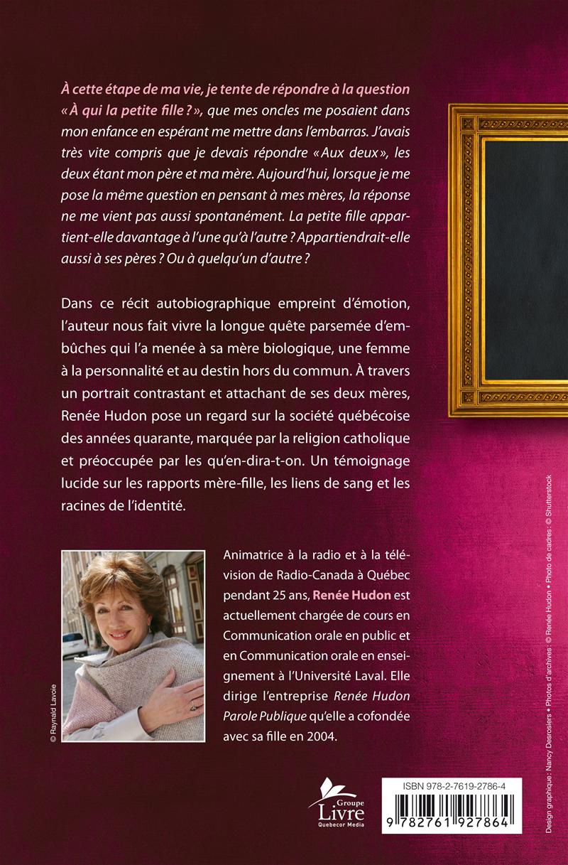 Couverture du livre de À qui la petite fille? - papier format