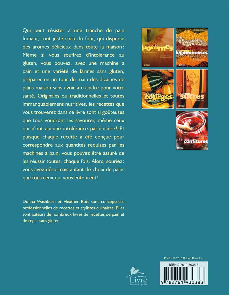 Couverture du livre de 100 recettes de pain sans gluten - papier format