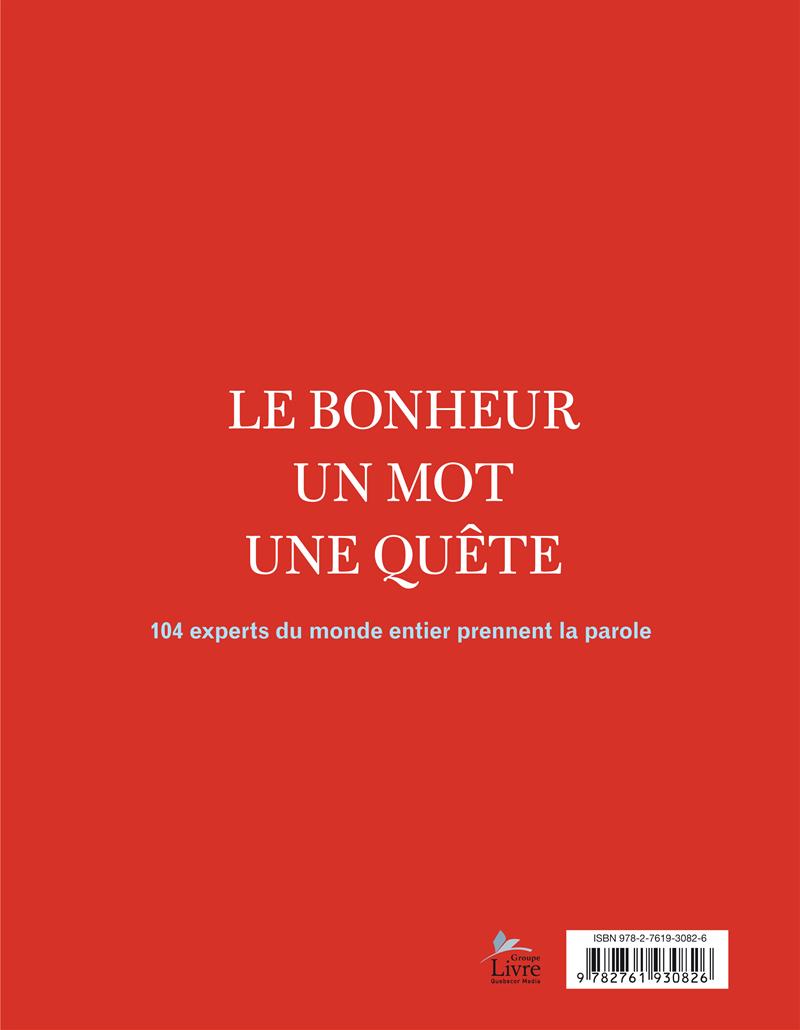 Couverture du livre de Happiness : le grand livre du bonheur - papier format