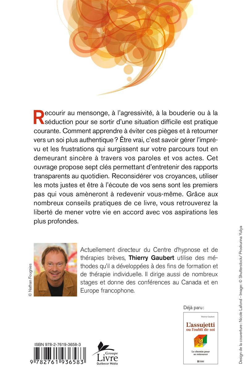 Couverture du livre de Ne trichez plus : avec vous-même et avec les autres - papier format