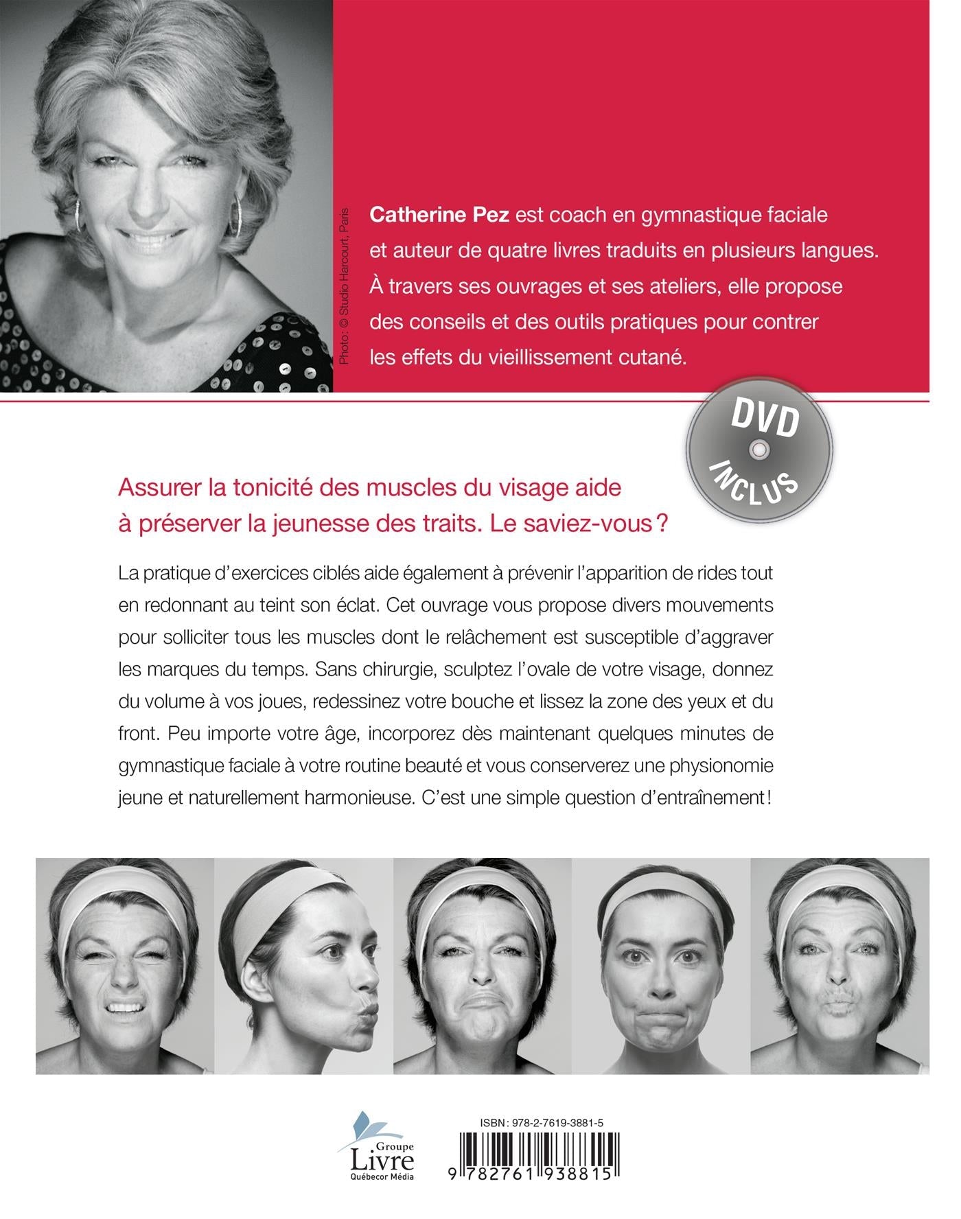 Couverture du livre de La gymnastique faciale : la méthode pour garder un beau visage au naturel - papier format
