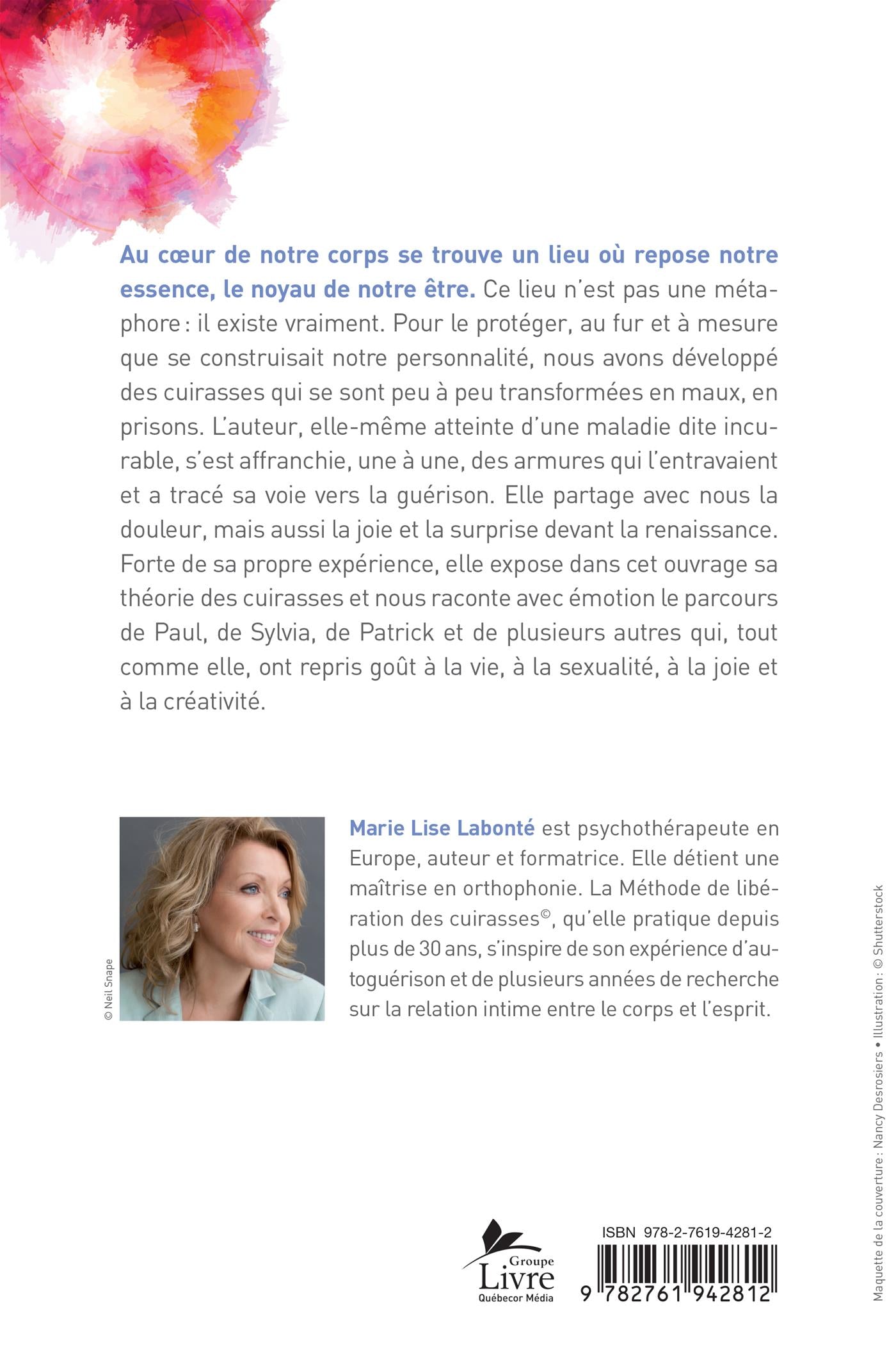 Couverture du livre de Au coeur de notre corps : se libérer de nos cuirasses - papier format