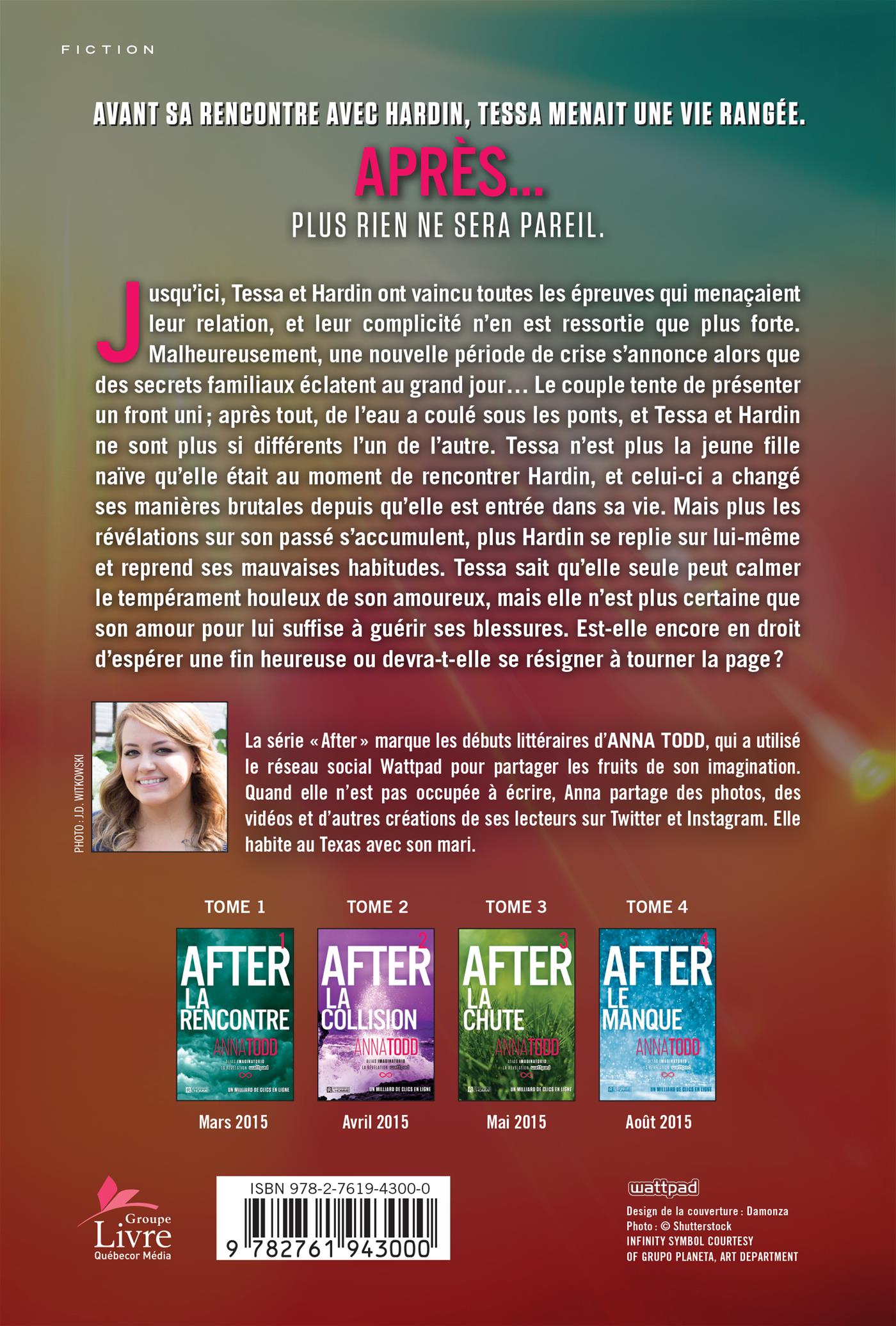 Couverture du livre de L'éternité - papier format