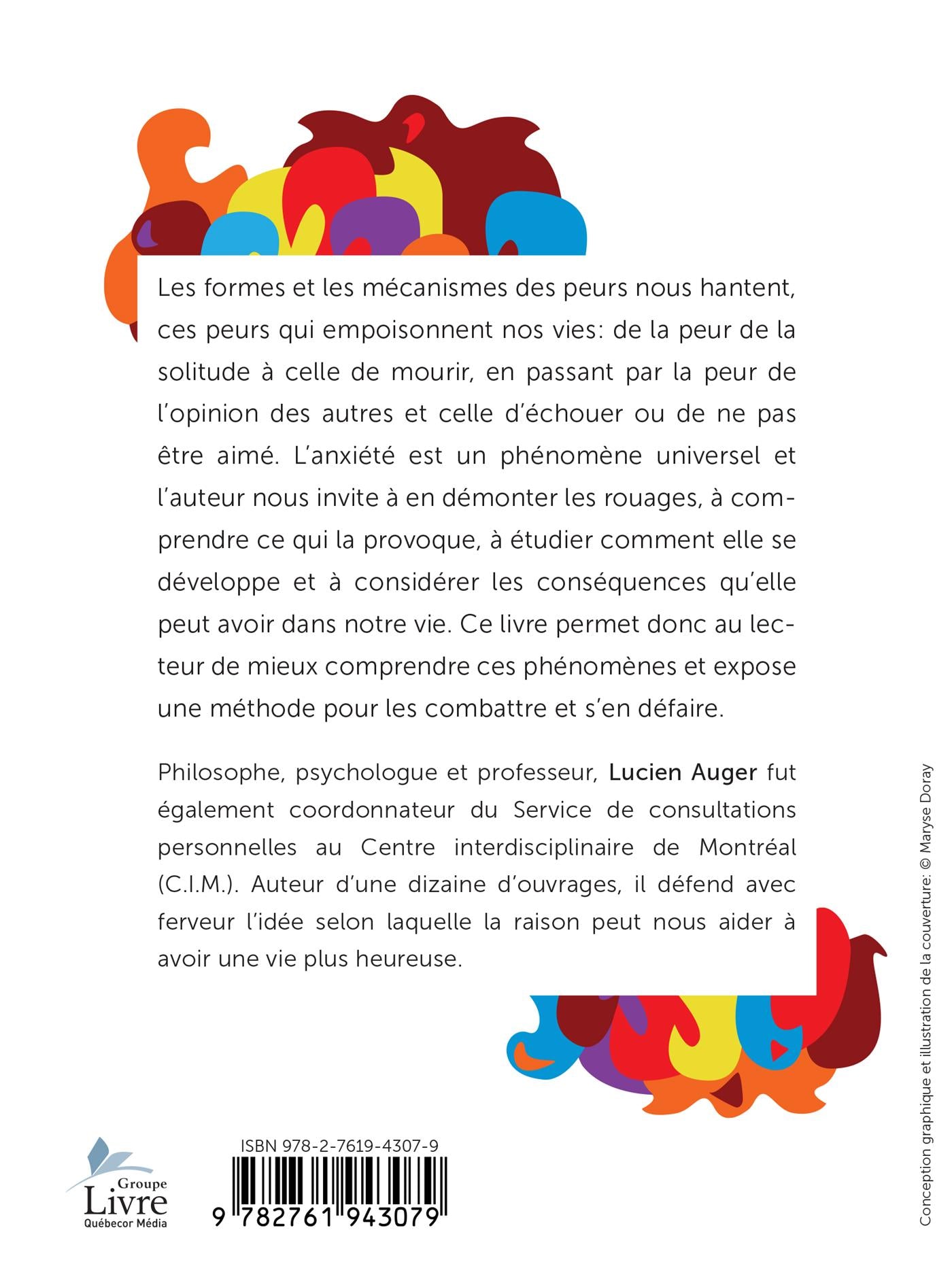 Couverture du livre de Vaincre ses peurs - papier format