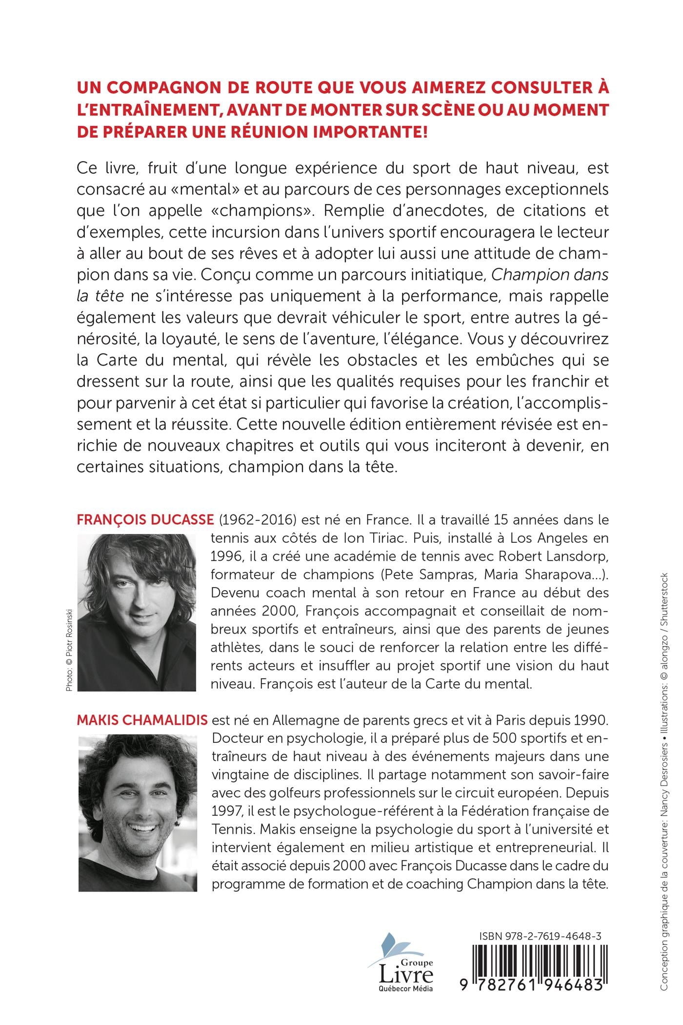 Couverture du livre de Champion dans la tête - papier format