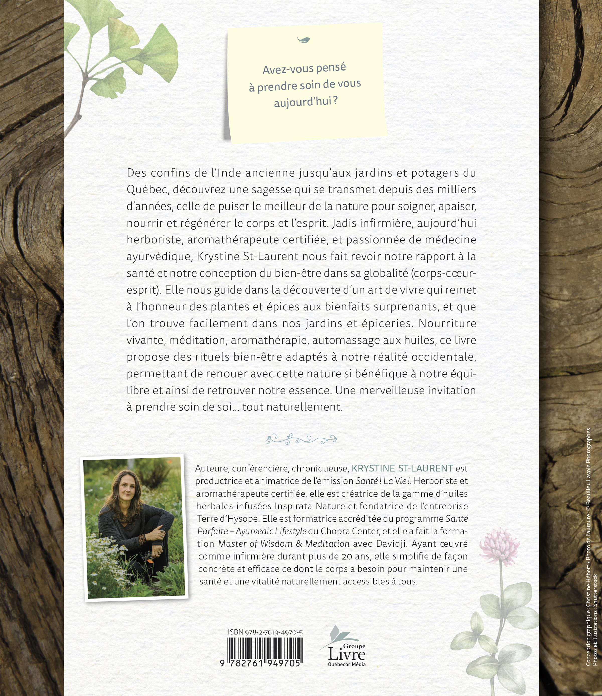 Couverture du livre de Nature & Ayurveda - papier format