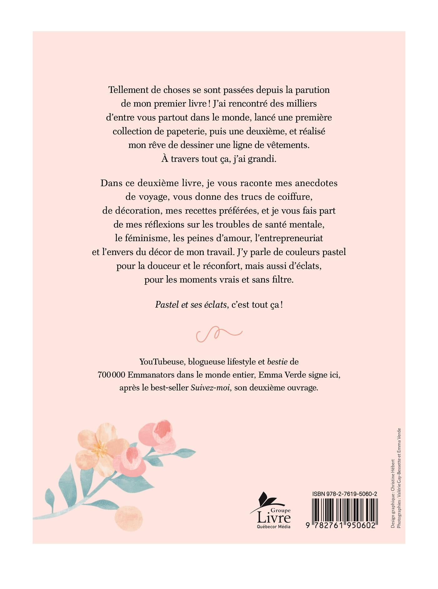 Couverture du livre de Pastel et ses éclats - papier format