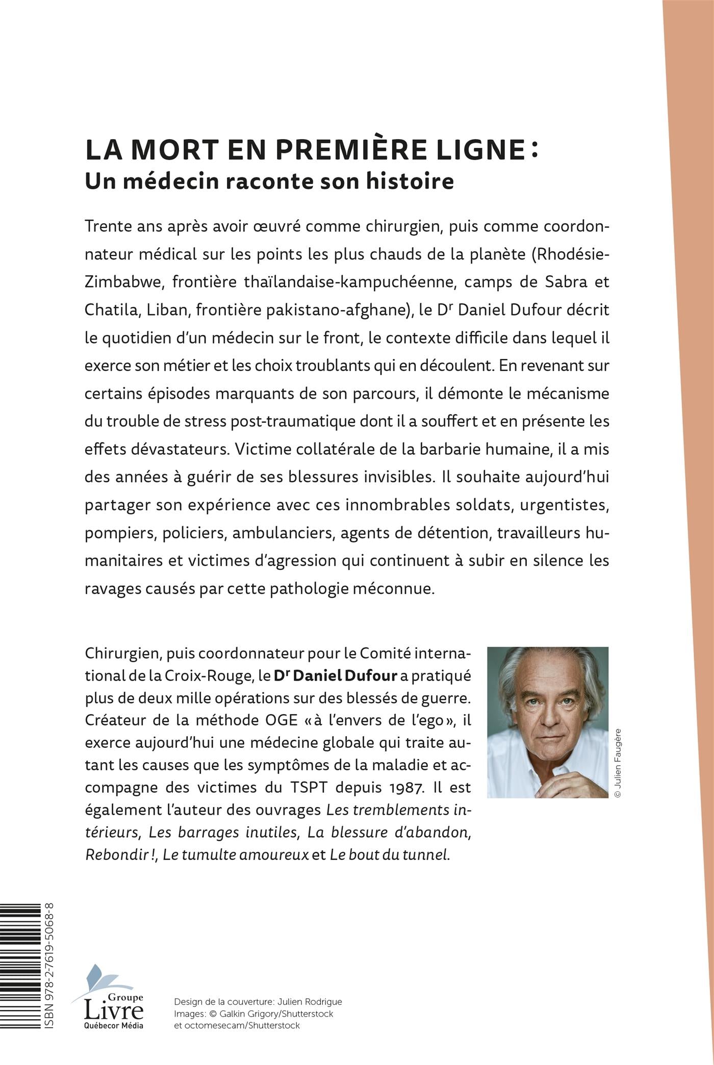 Couverture du livre de J'ai failli y laisser mon âme : survivre à la guerre et au trouble de stress post-traumatique - papier format