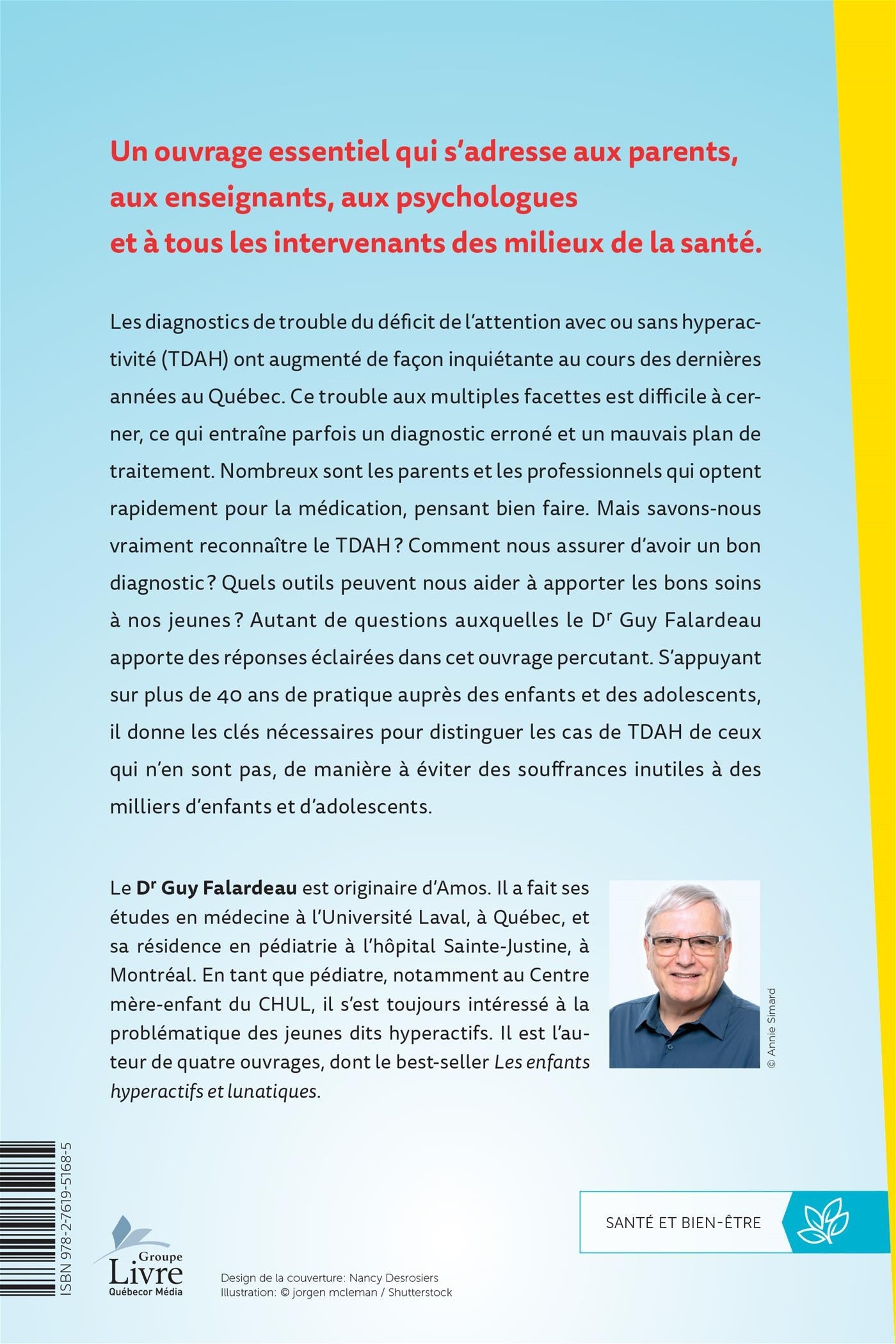 Couverture du livre de Tout ce qui bouge n'est pas TDAH - papier format