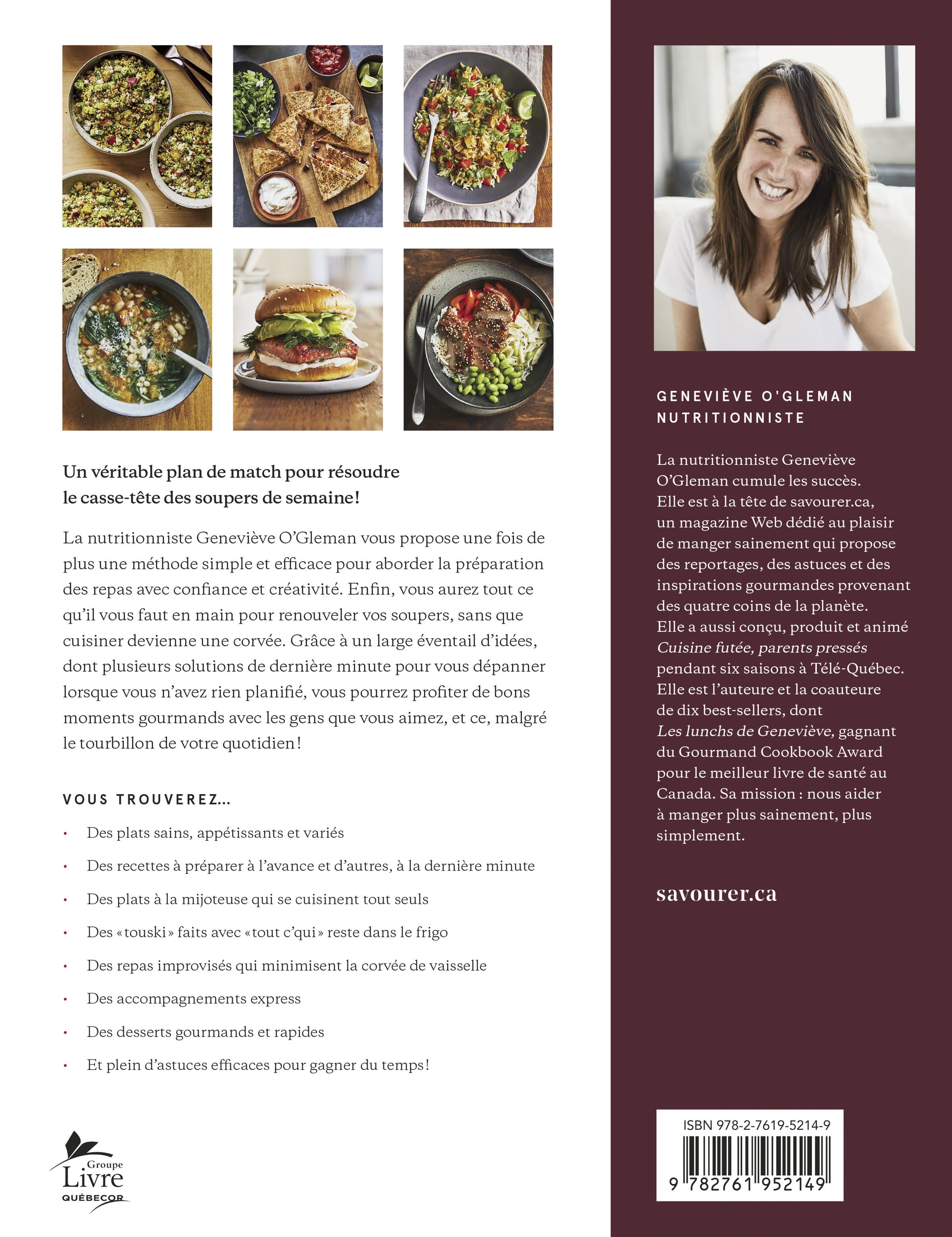 Couverture du livre de Soupers rapides - papier format