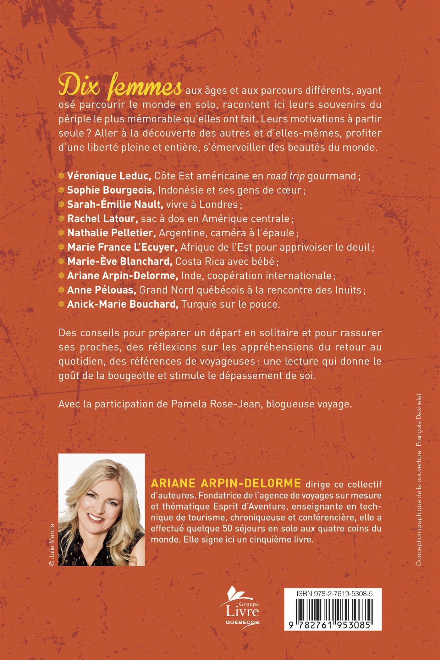 Couverture du livre de Elles ont conquis le monde en solo : 10 récits inspirants de voyageuses - papier format