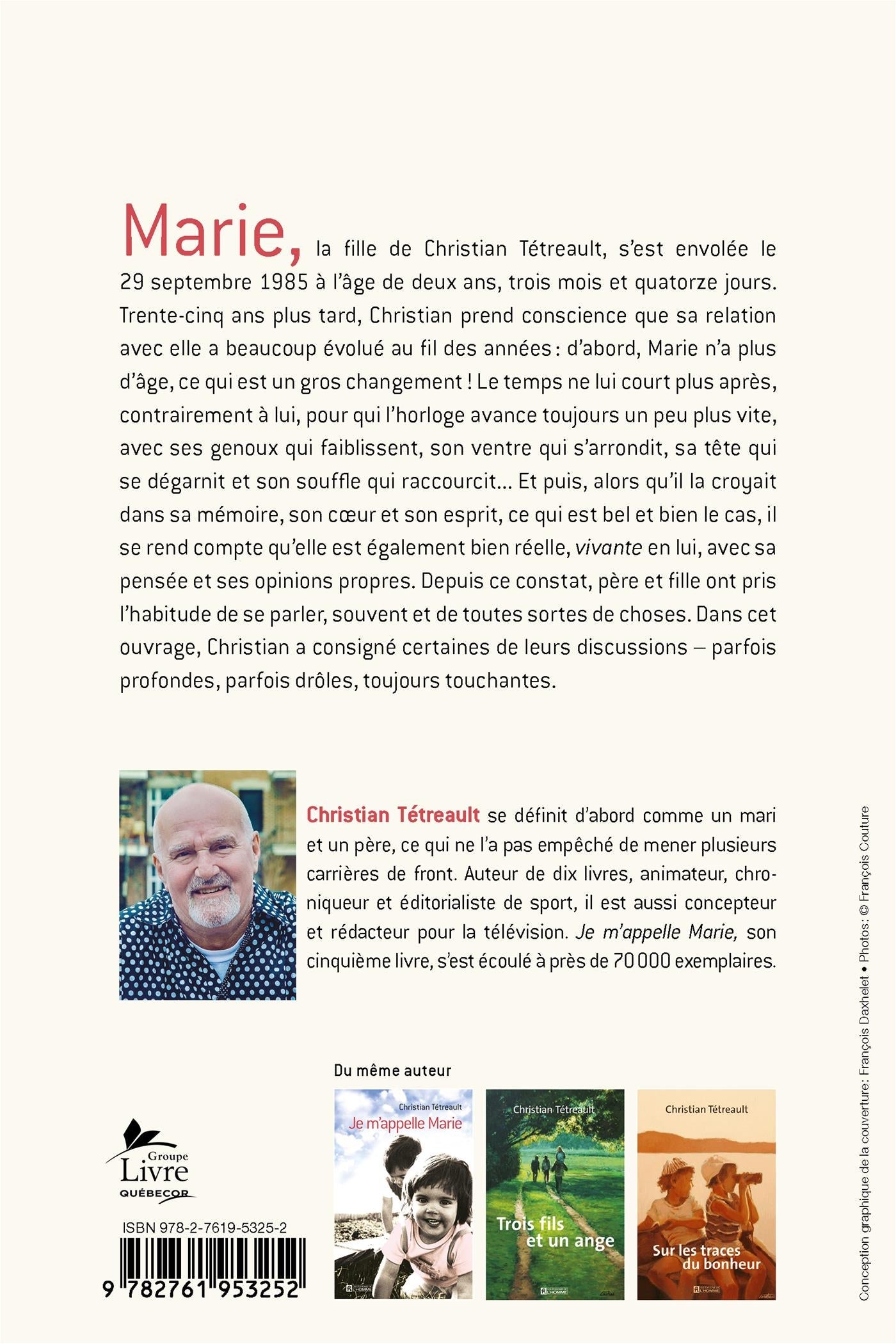 Couverture du livre de Conversations avec Marie - papier format