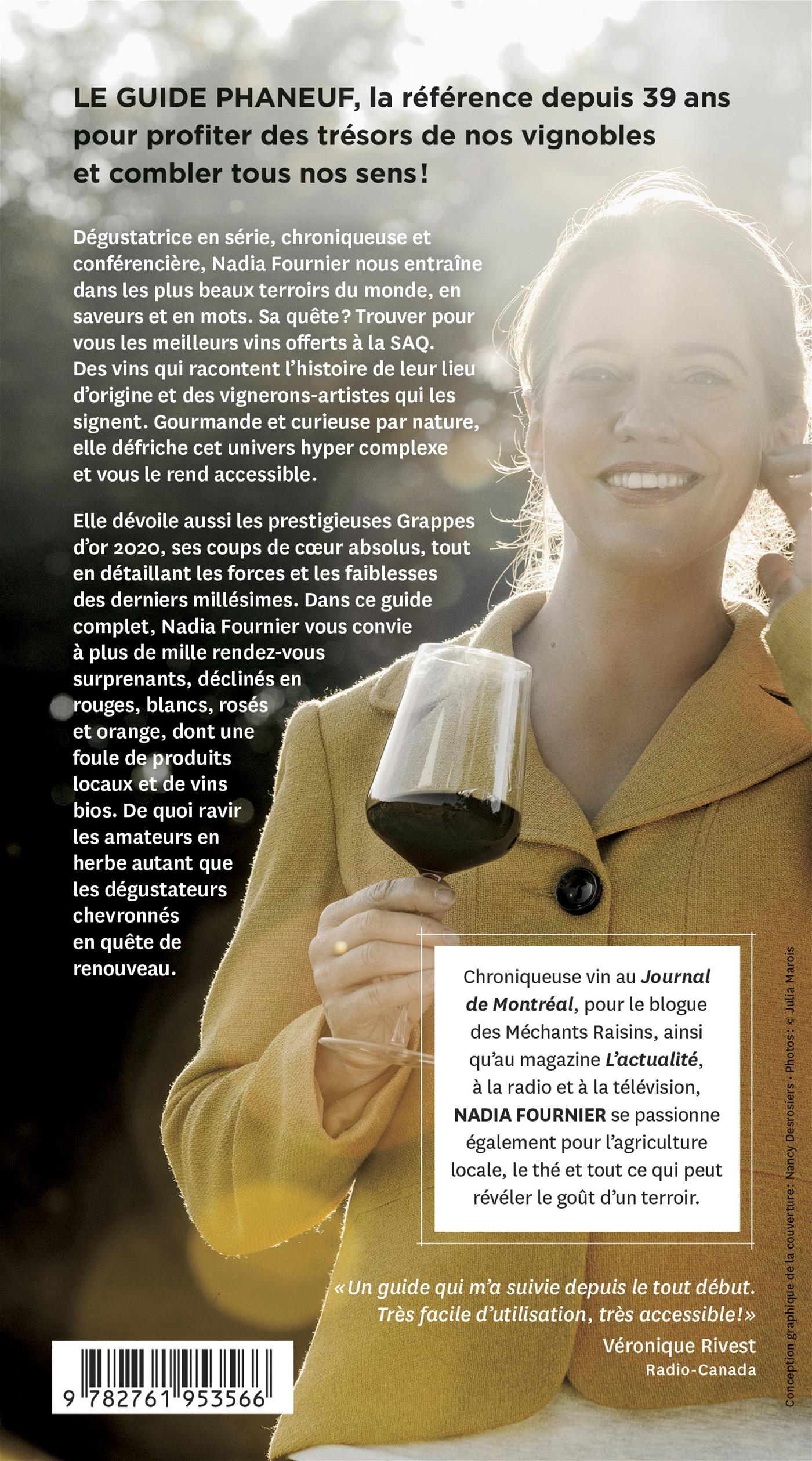 Couverture du livre de Le guide du vin Phaneuf 2020 - papier format