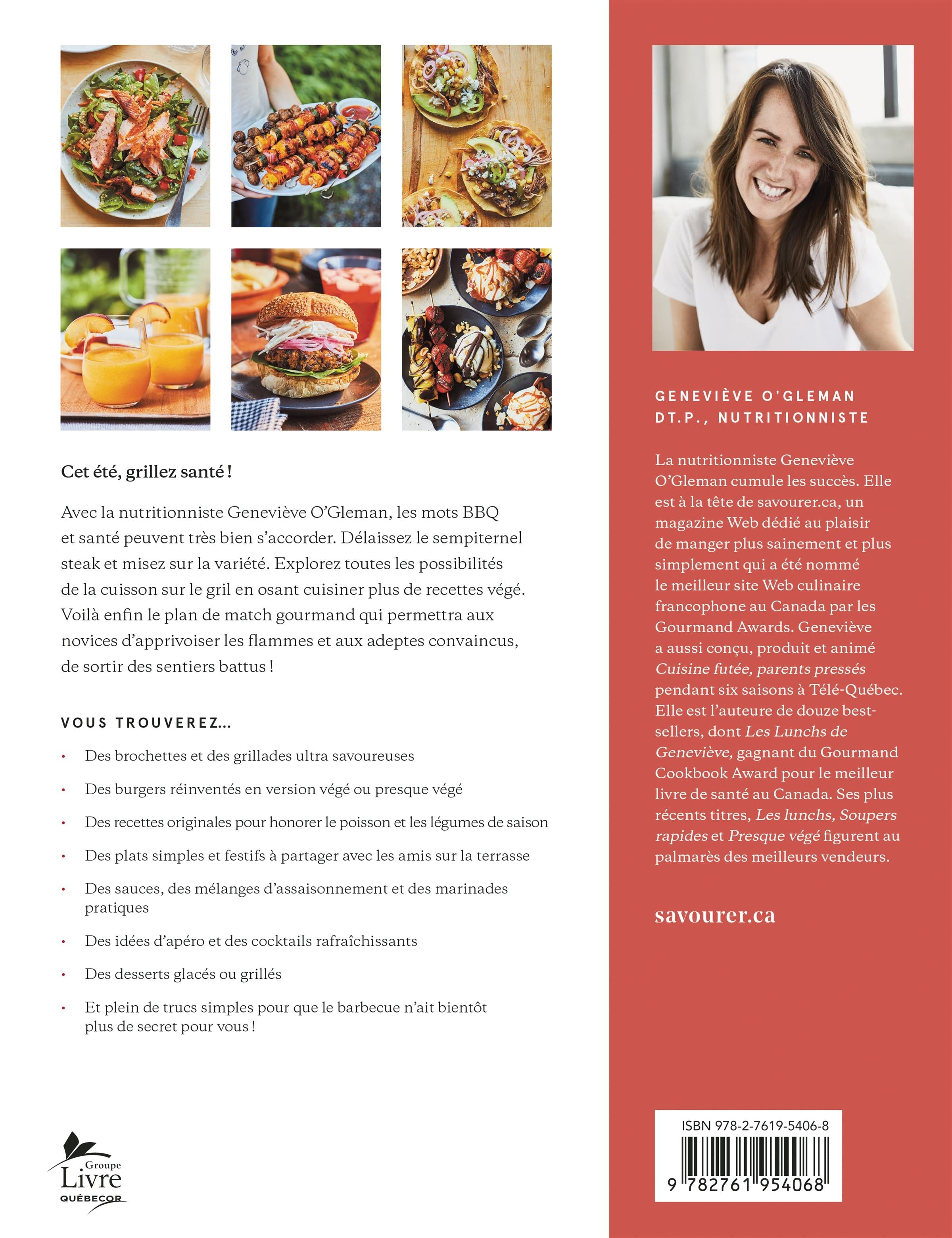 Couverture du livre de BBQ santé - papier format