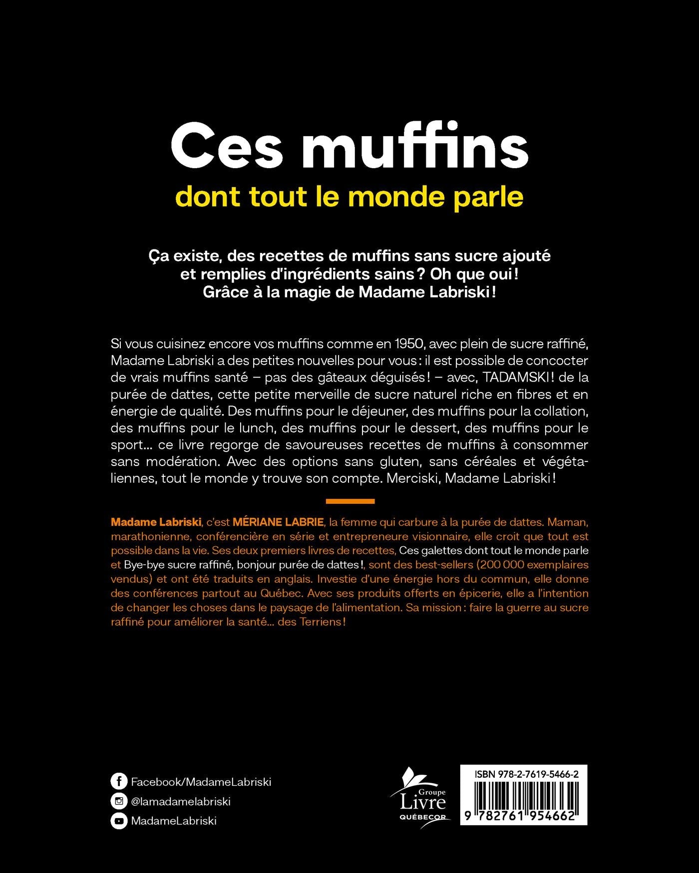 Couverture du livre de Ces muffins dont tout le monde parle - papier format