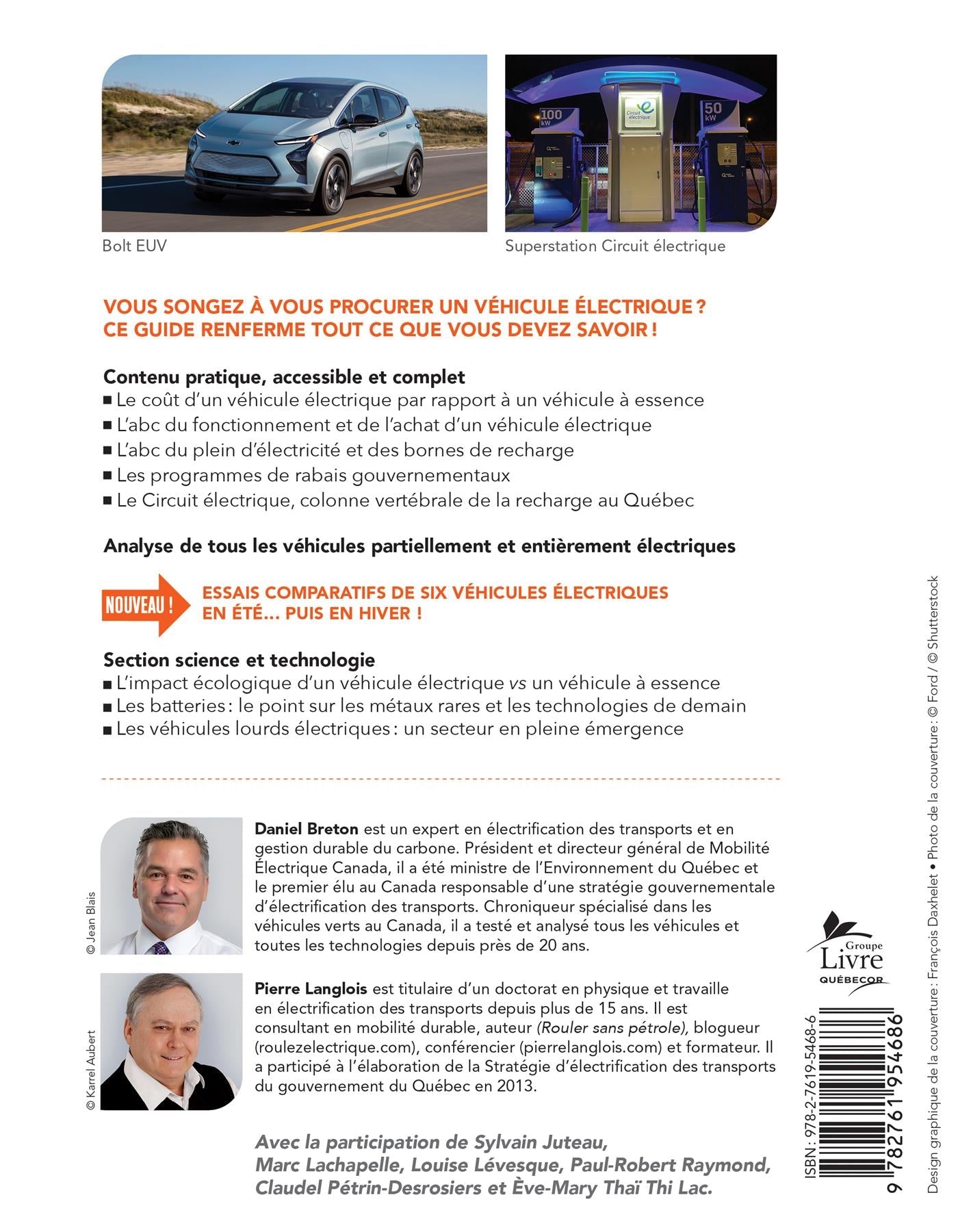 Couverture du livre de Le guide pratique de la voiture électrique... et plus ! - papier format