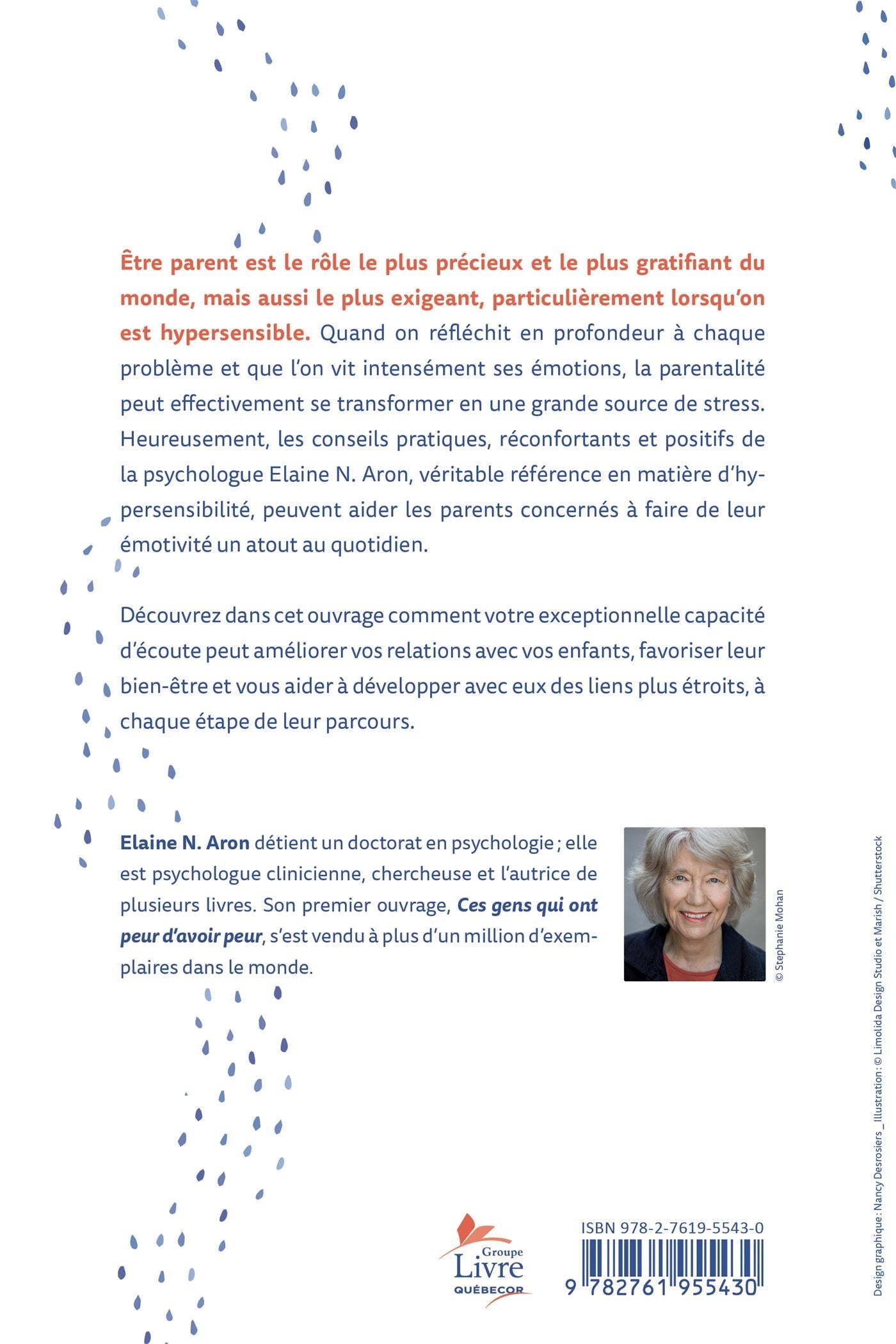 Couverture du livre de Parents hypersensibles : comment faire de l'émotivité un atout - papier format
