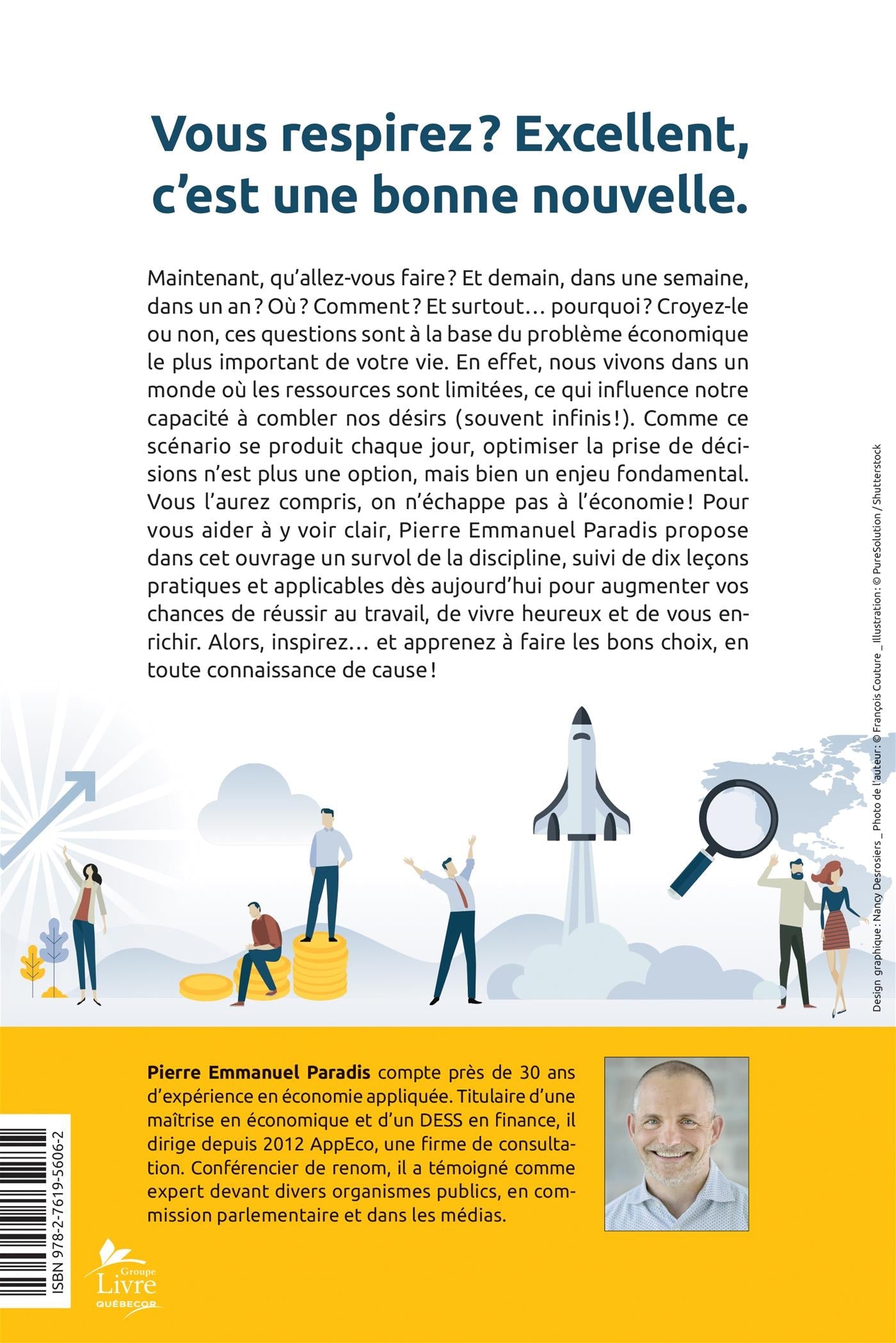 Couverture du livre de Faites les bons choix : 10 courtes leçons d'économie appliquée - papier format