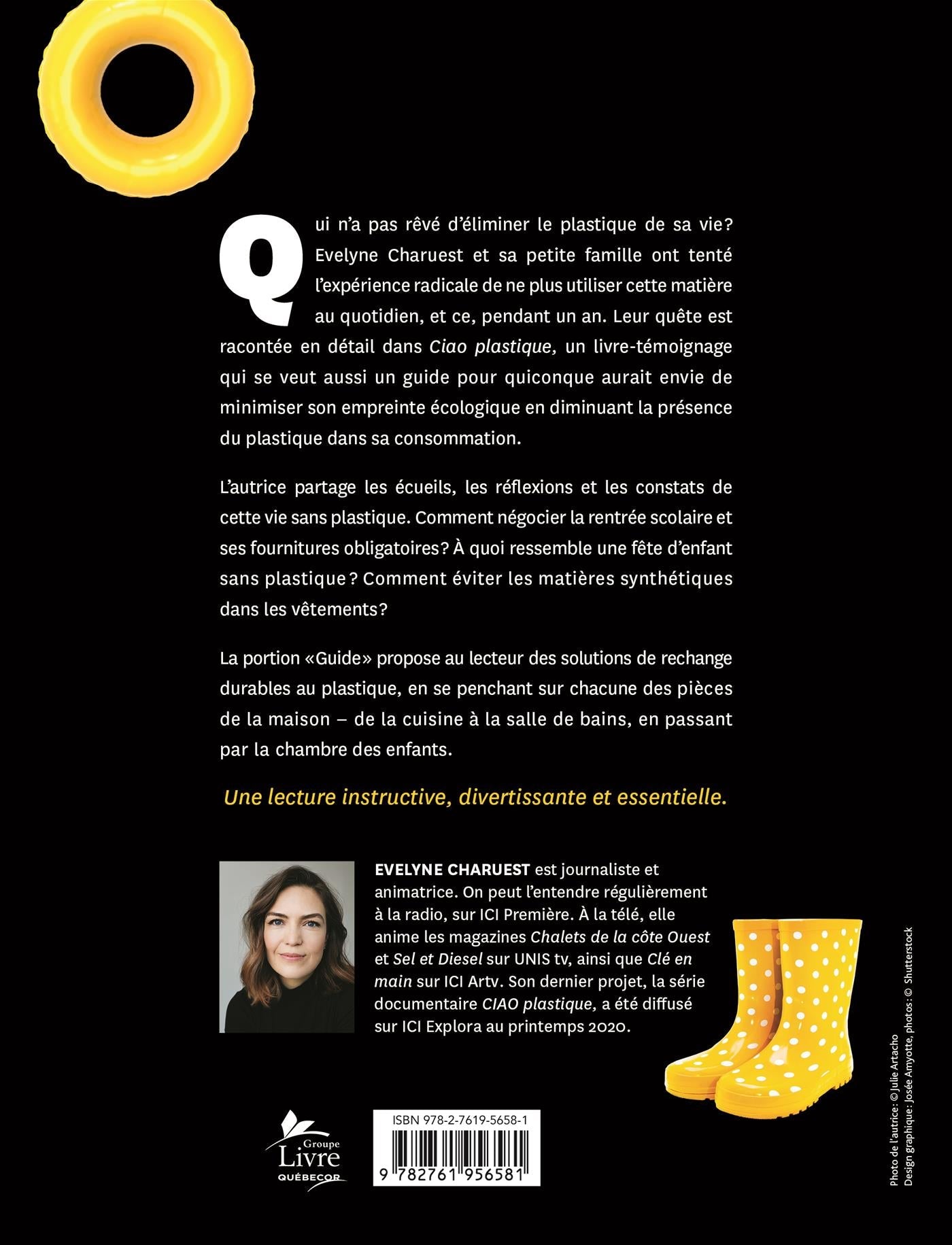 Couverture du livre de Ciao plastique! : Peut-on vraiment s'en passer? - papier format