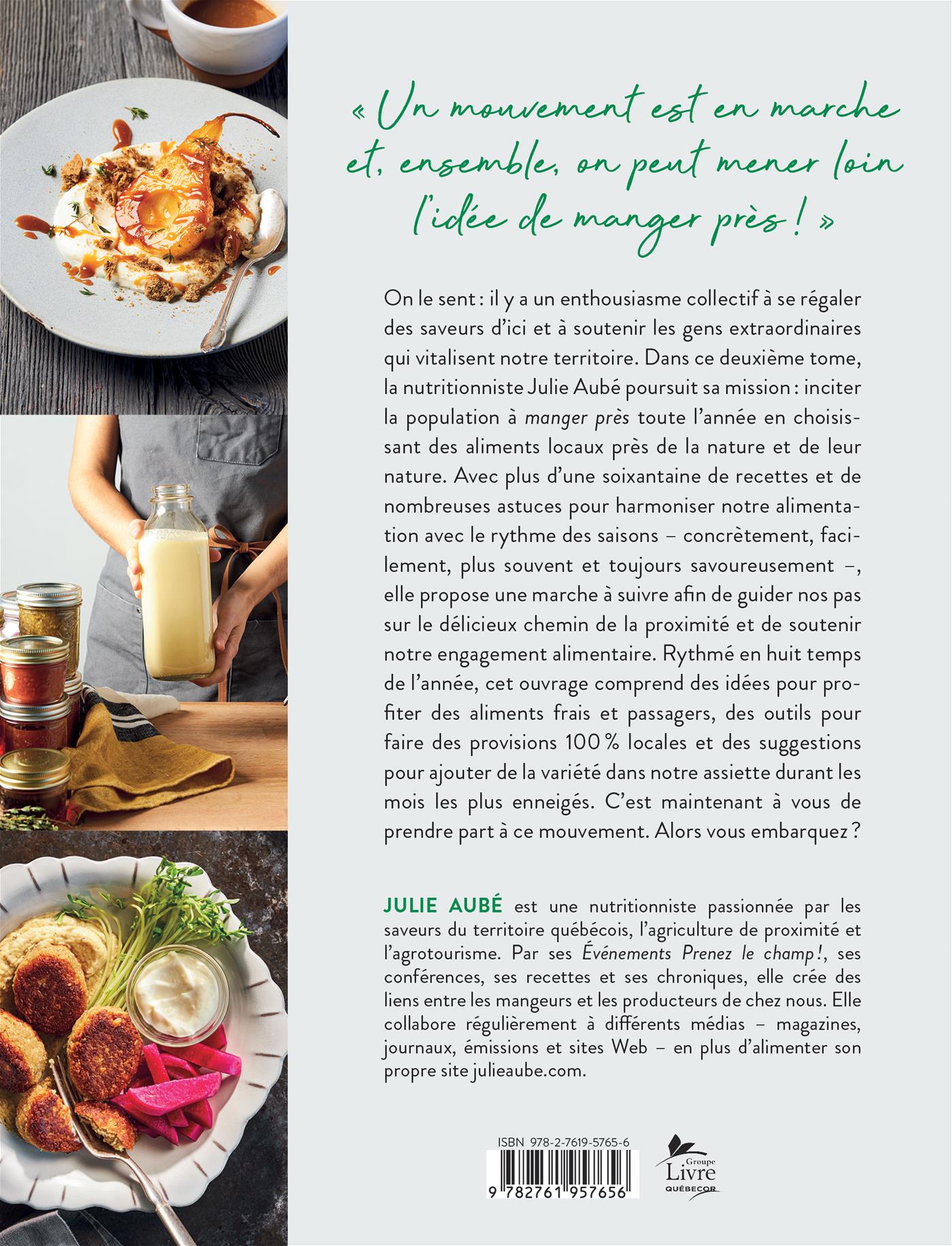 Couverture du livre de Mangez local 2 : Plus de 60 recettes pour mettre la proximité au menu en tout temps - papier format