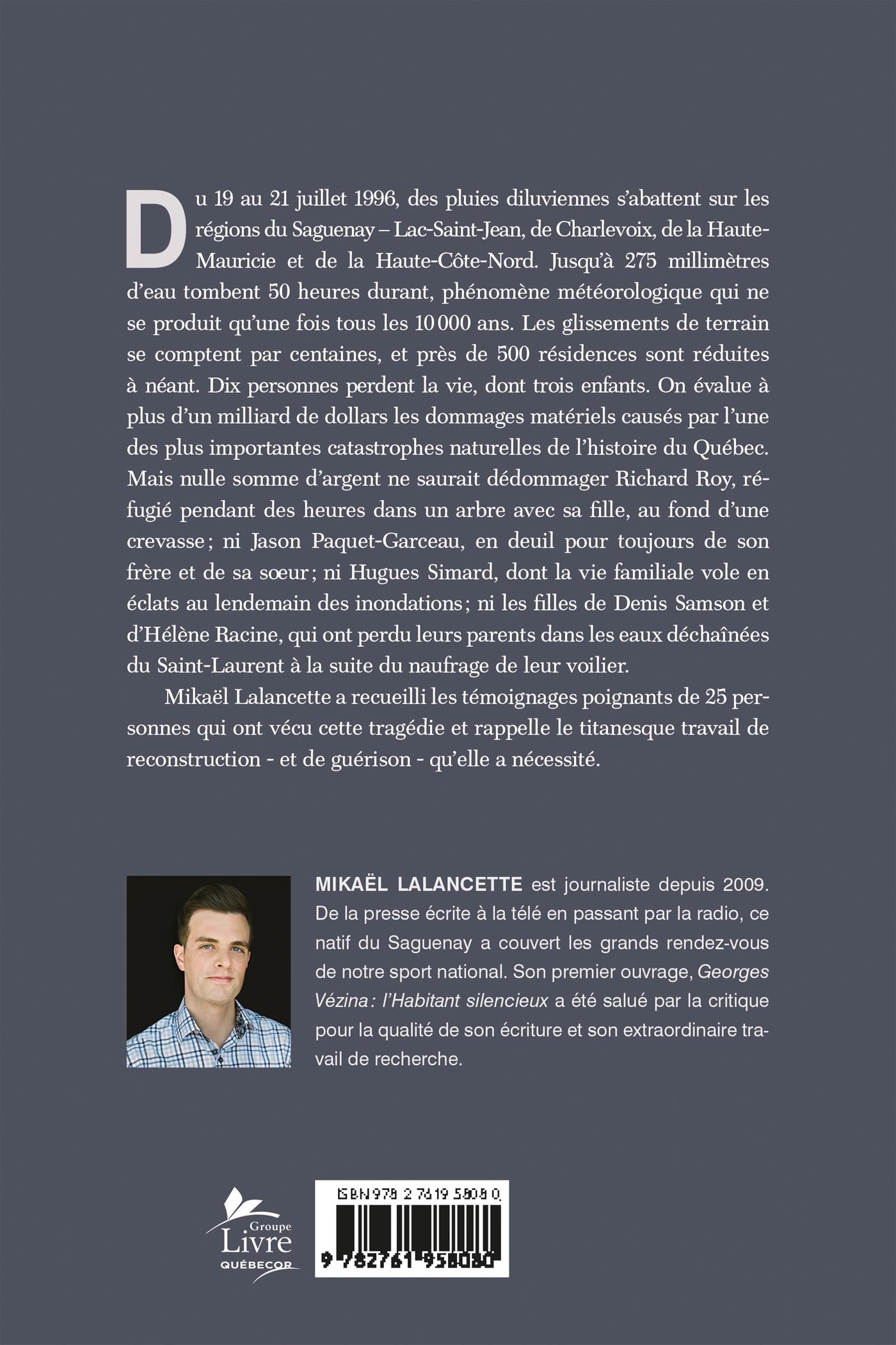 Couverture du livre de Il y a  25 ans, le déluge : des héros et des témoins racontent - papier format
