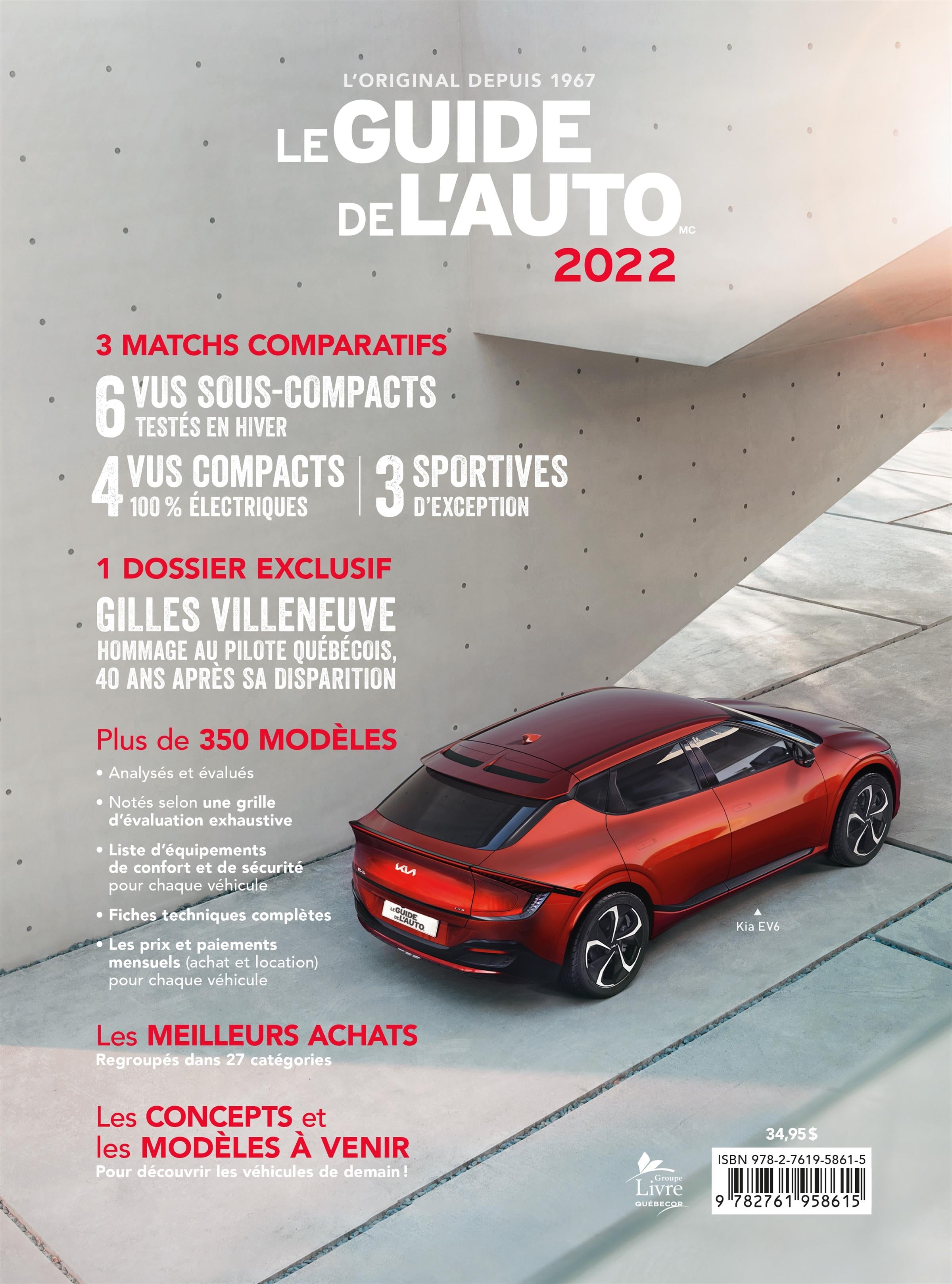 Couverture du livre de Le Guide de l'auto 2022 - papier format