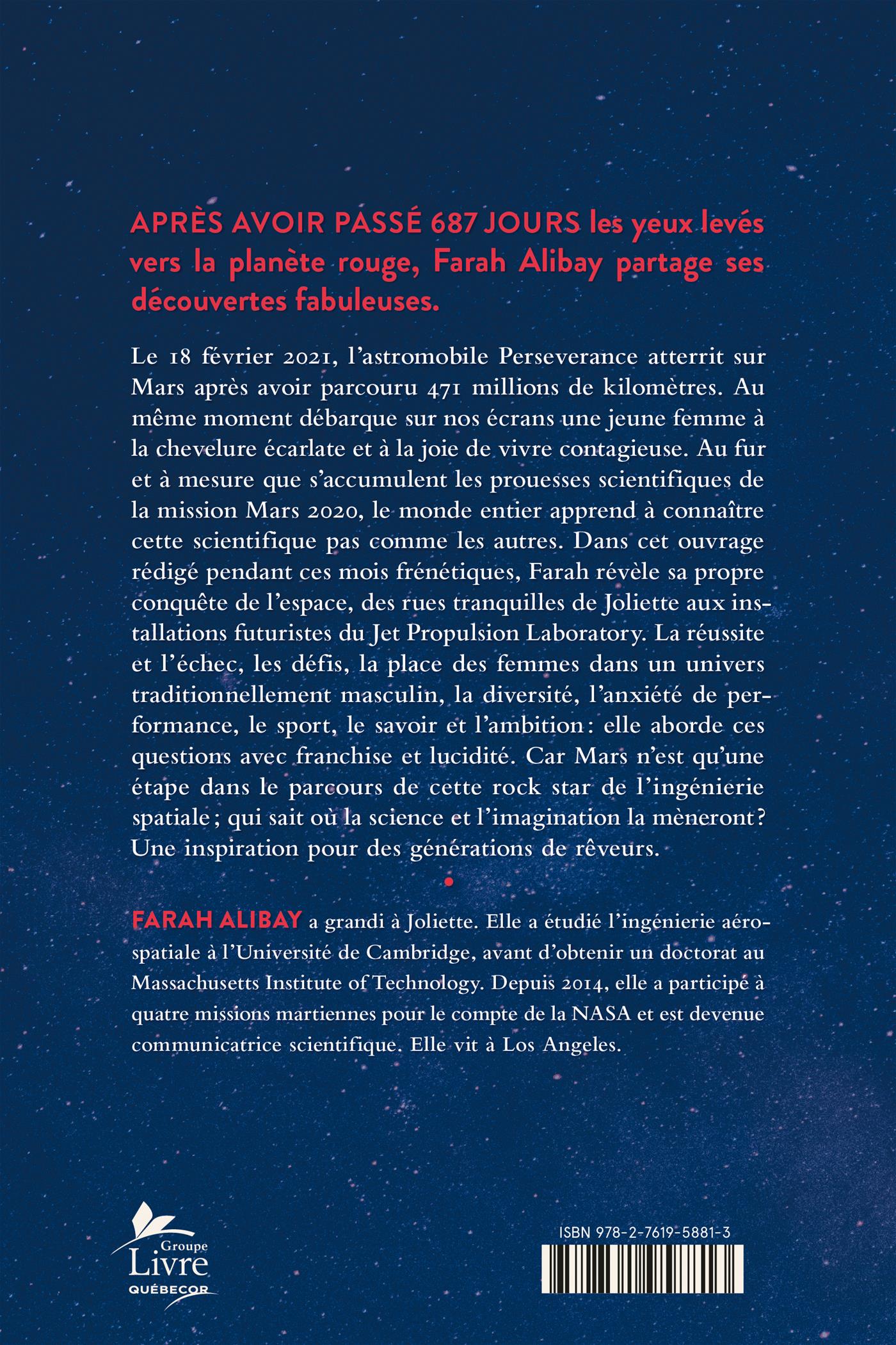 Couverture du livre de Mon année martienne - papier format
