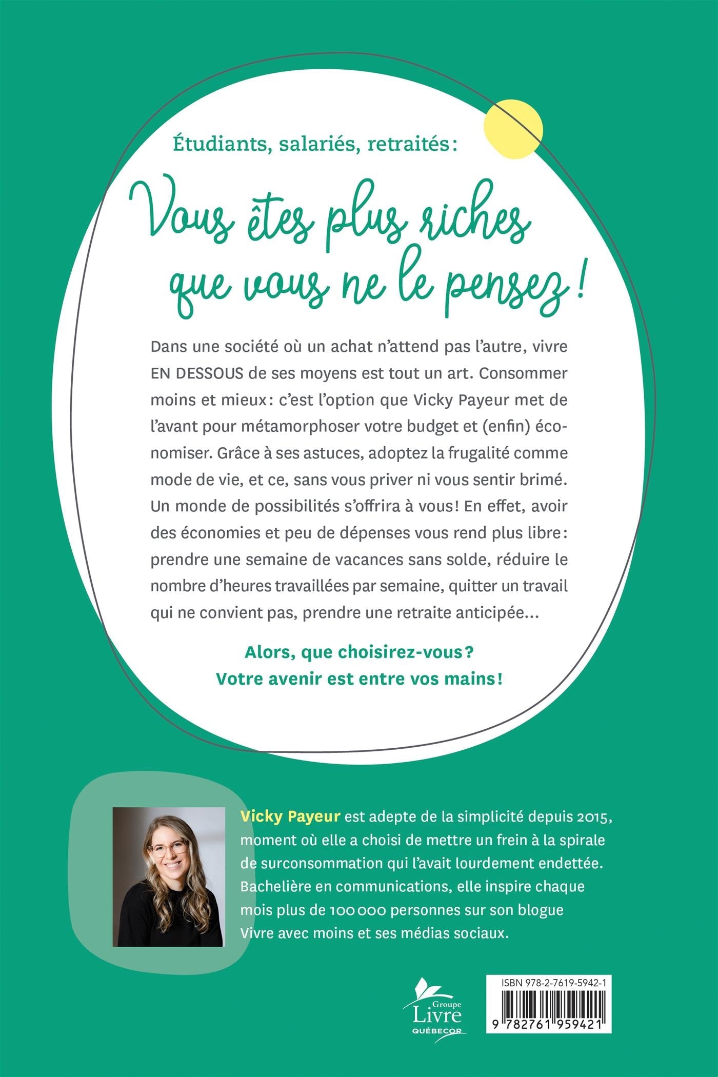 Couverture du livre de Faire plus avec moins - papier format