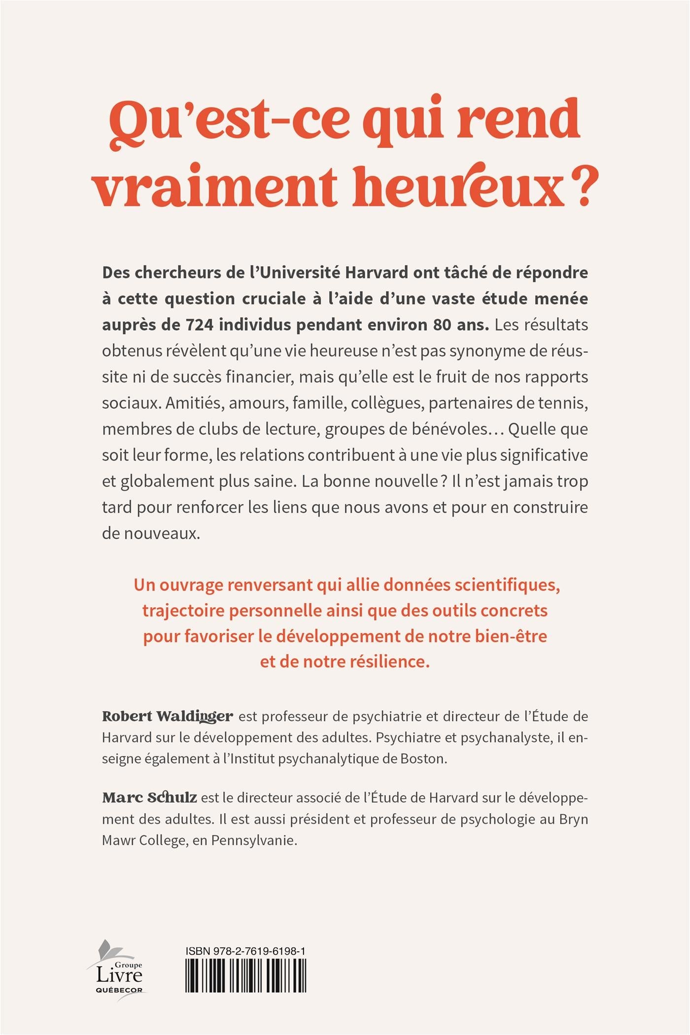Couverture du livre de Qu'est-ce qu'une vie heureuse ? - papier format