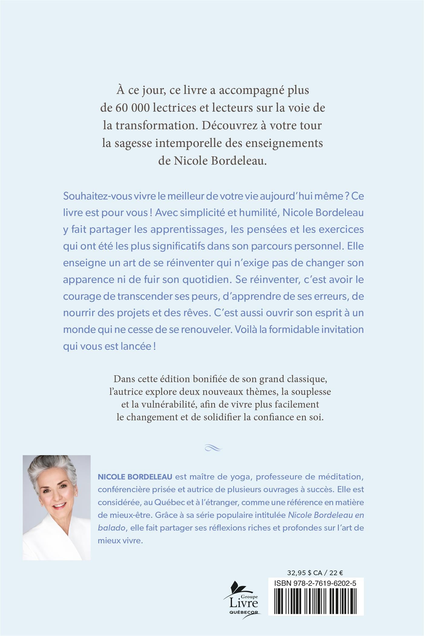 Couverture du livre de L'art de se réinventer - papier format
