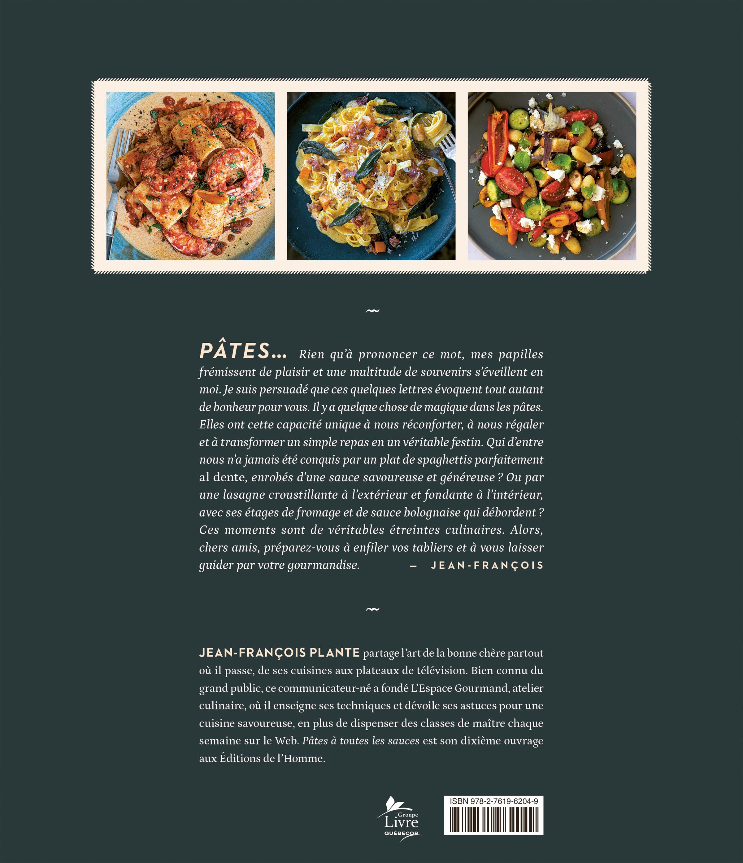 Couverture du livre de Pâtes à toutes les sauces - papier format