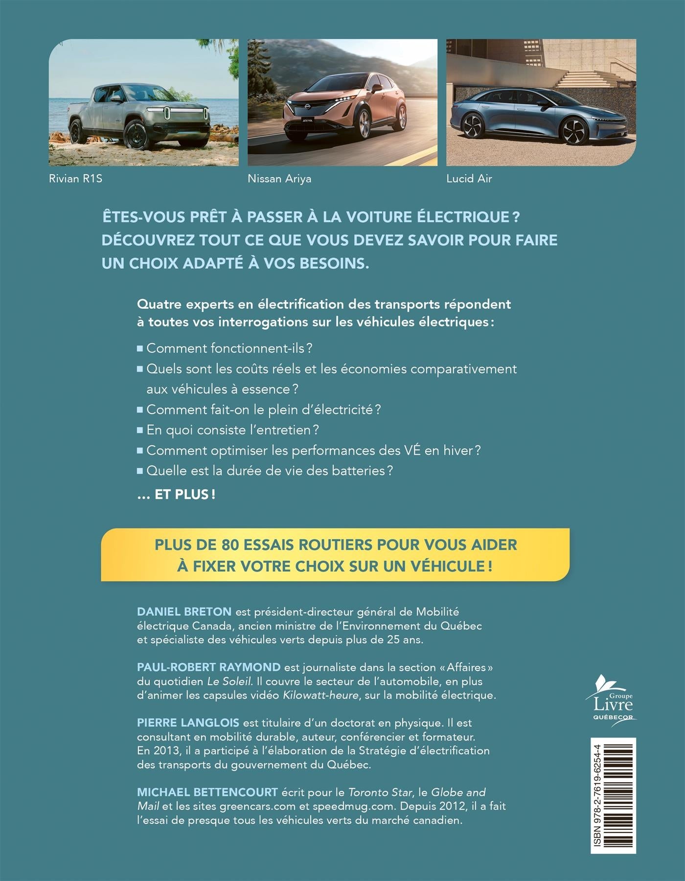 Couverture du livre de Le Guide pratique de la voiture électrique - papier format