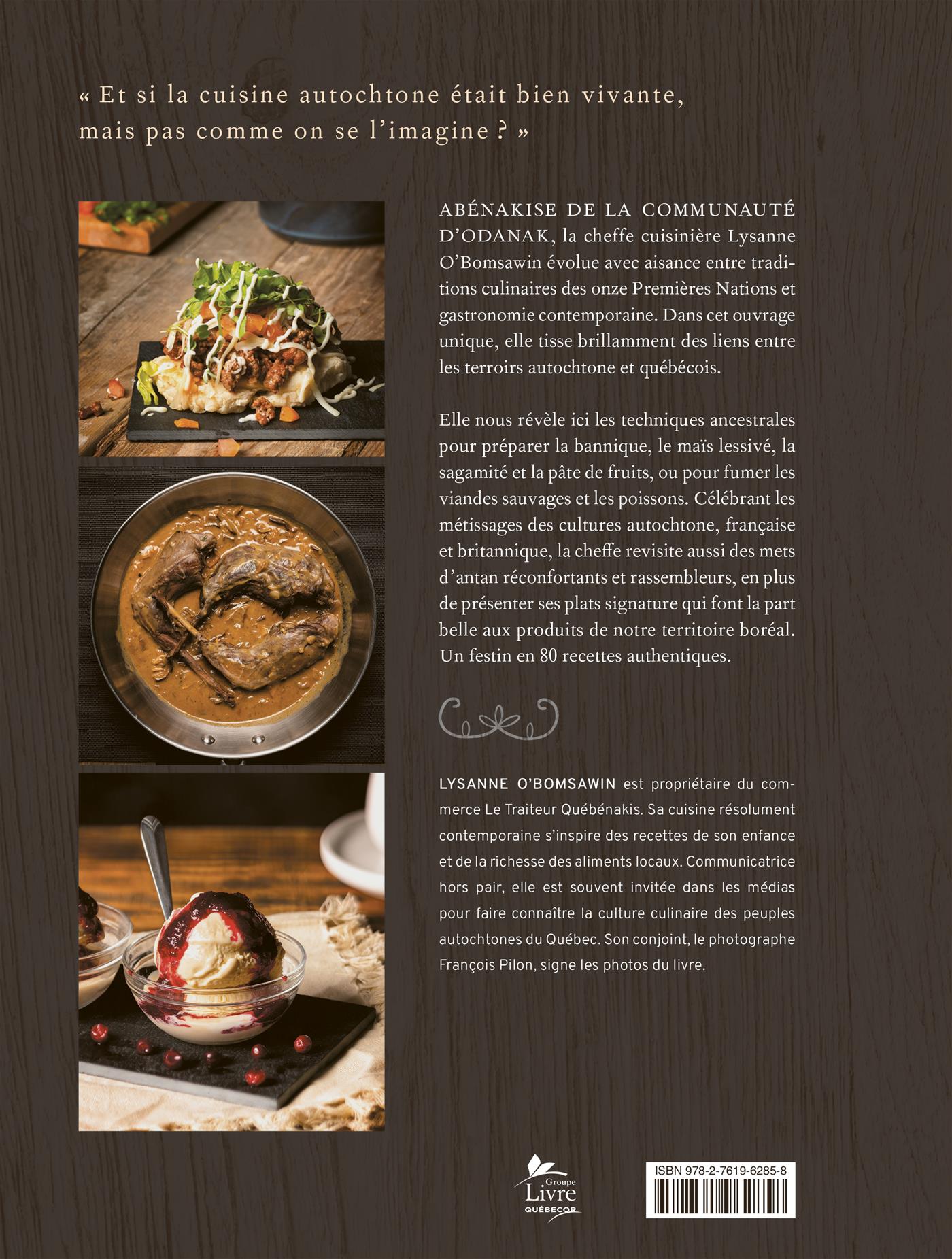 Couverture du livre de Cuisine autochtone - papier format