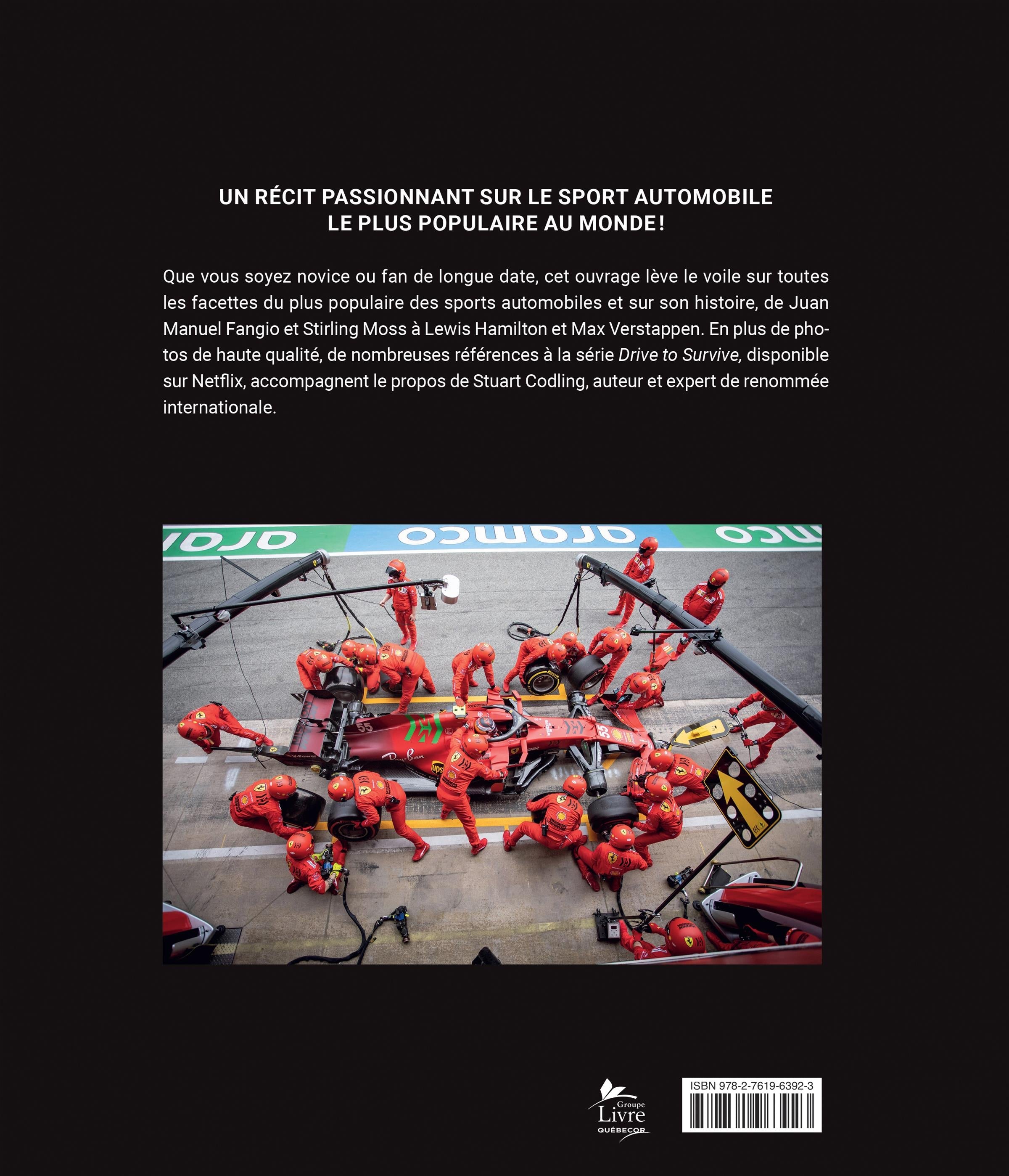 Couverture du livre de Formule 1 - papier format