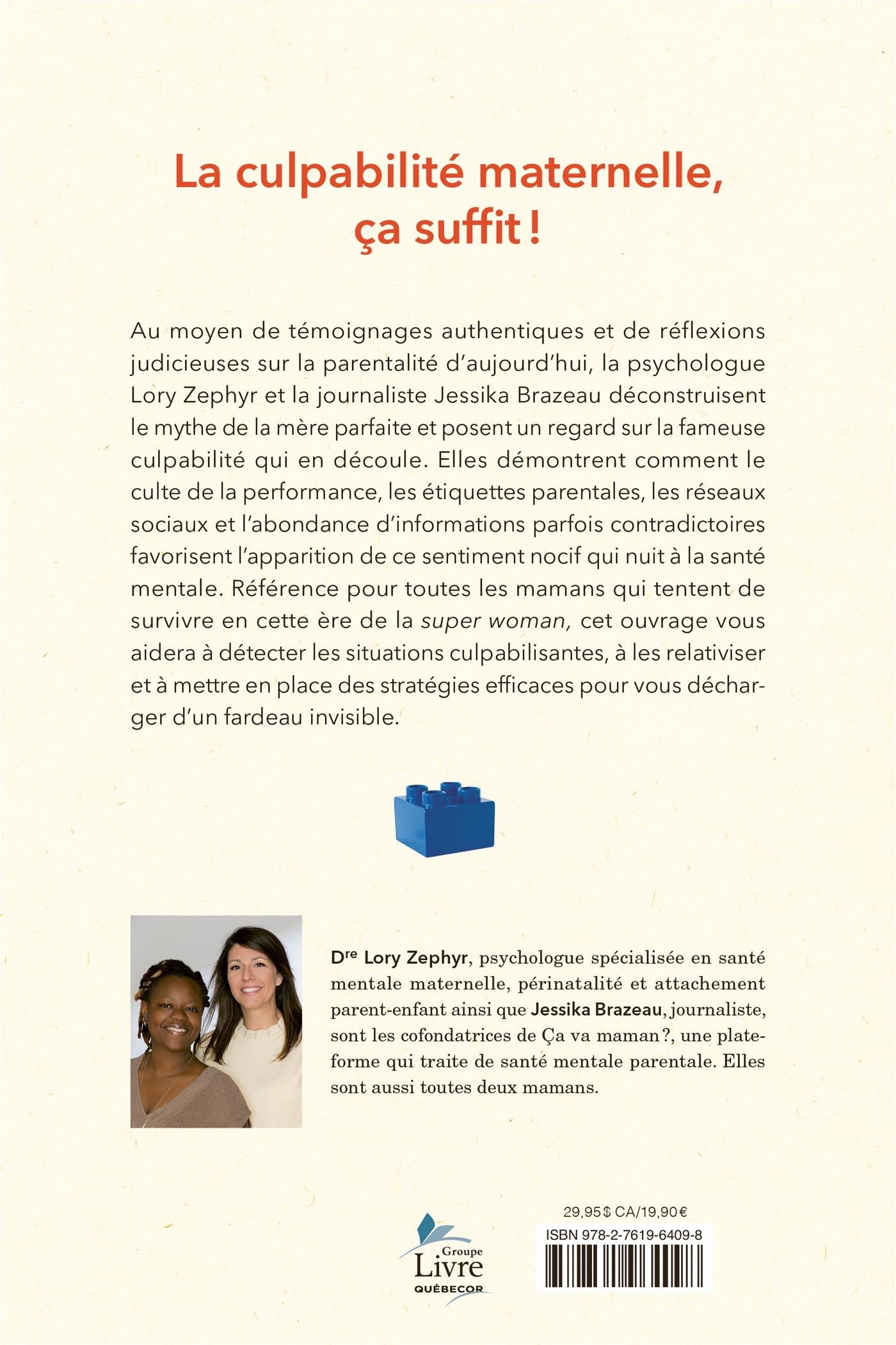 Couverture du livre de Le mythe de la mère parfaite - papier format