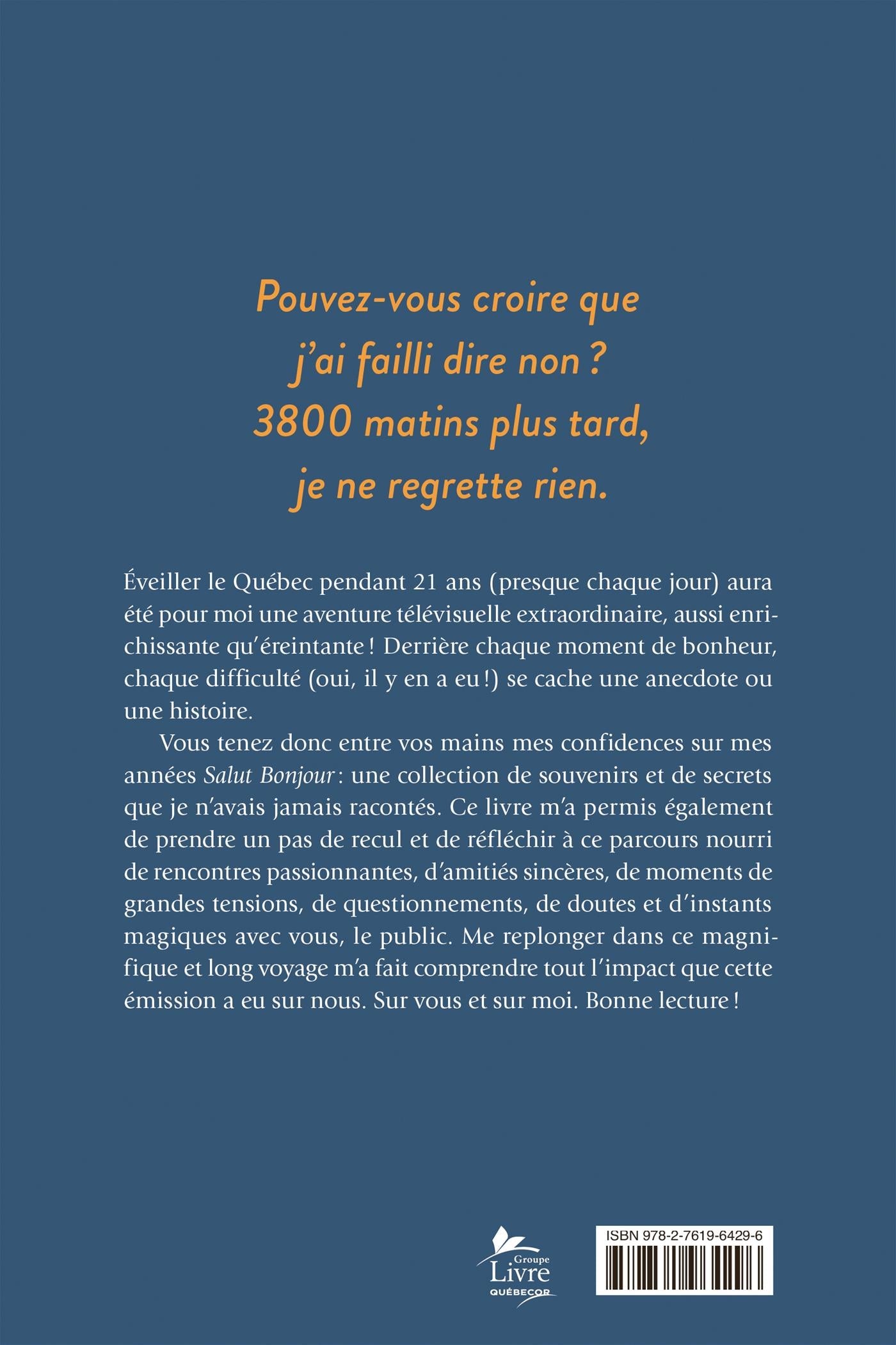Couverture du livre de 3800 matins - papier format