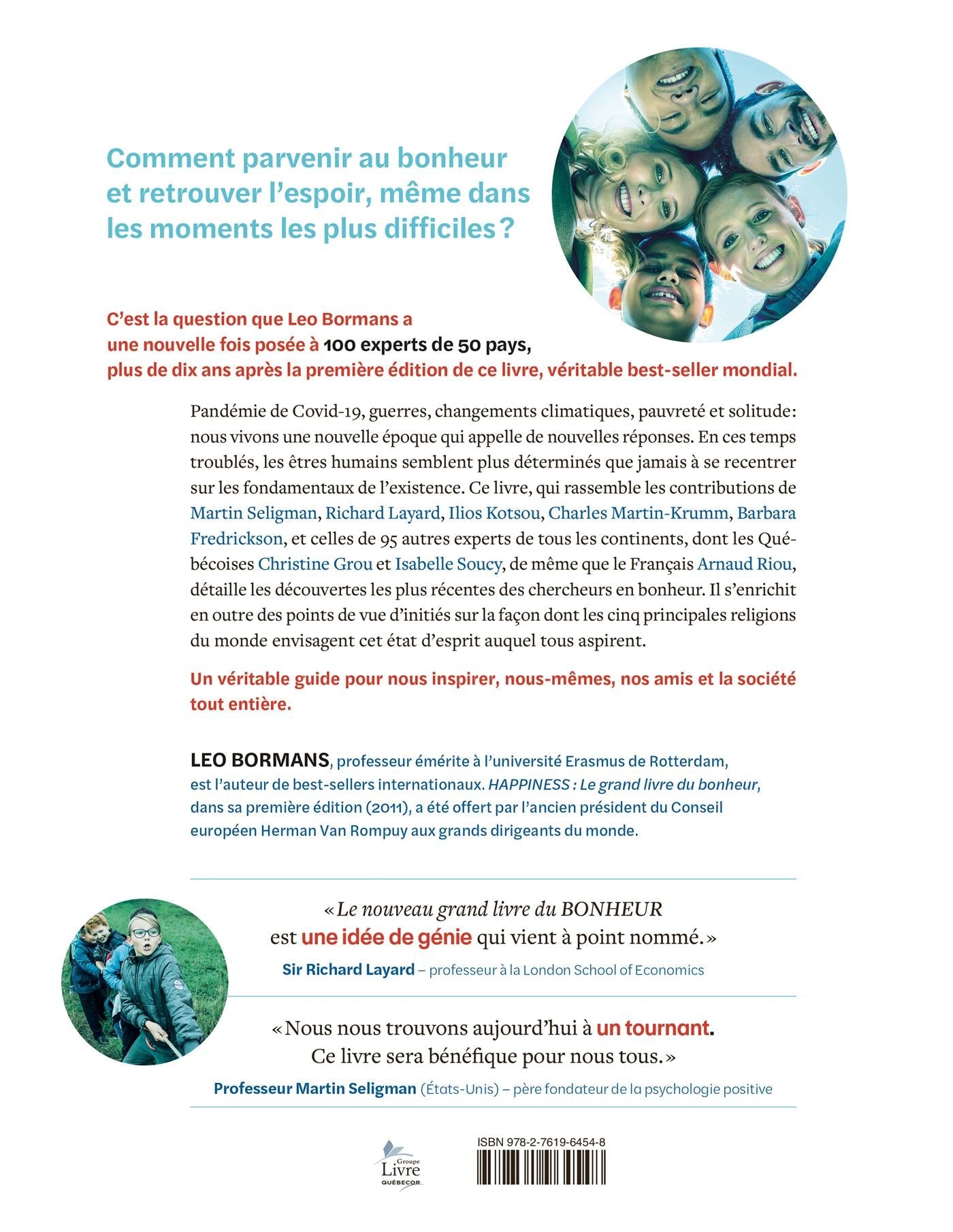 Couverture du livre de Le nouveau grand livre du BONHEUR - papier format