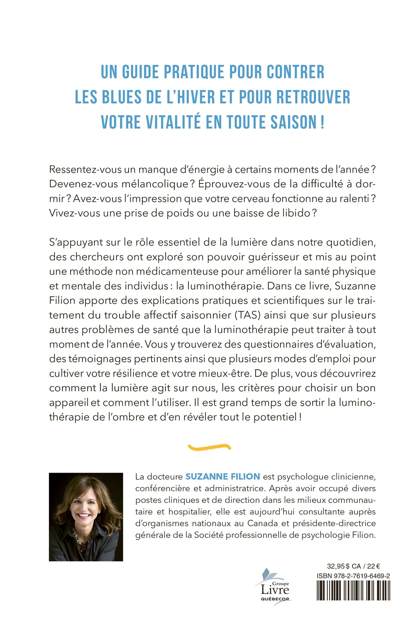 Couverture du livre de Les secrets de la luminothérapie - papier format