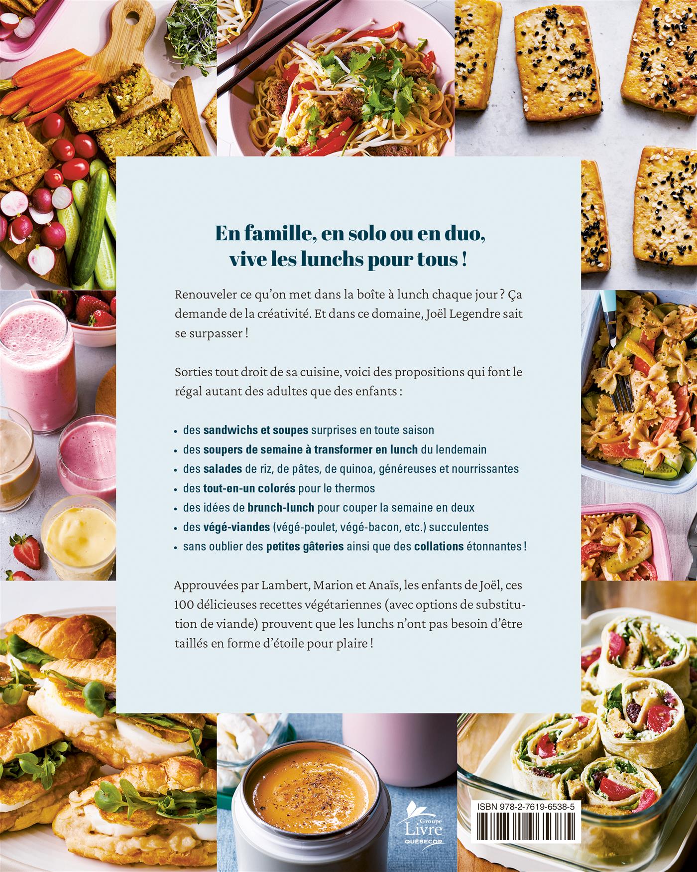 Couverture du livre de Lunchs pour tous - papier format