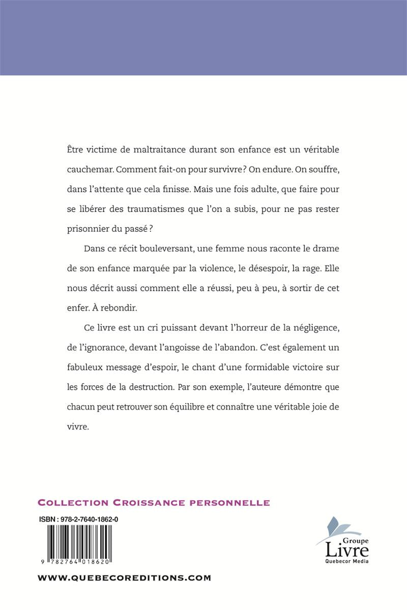 Couverture du livre de Surmonter les blessures de l'enfance : la maltraitance - papier format
