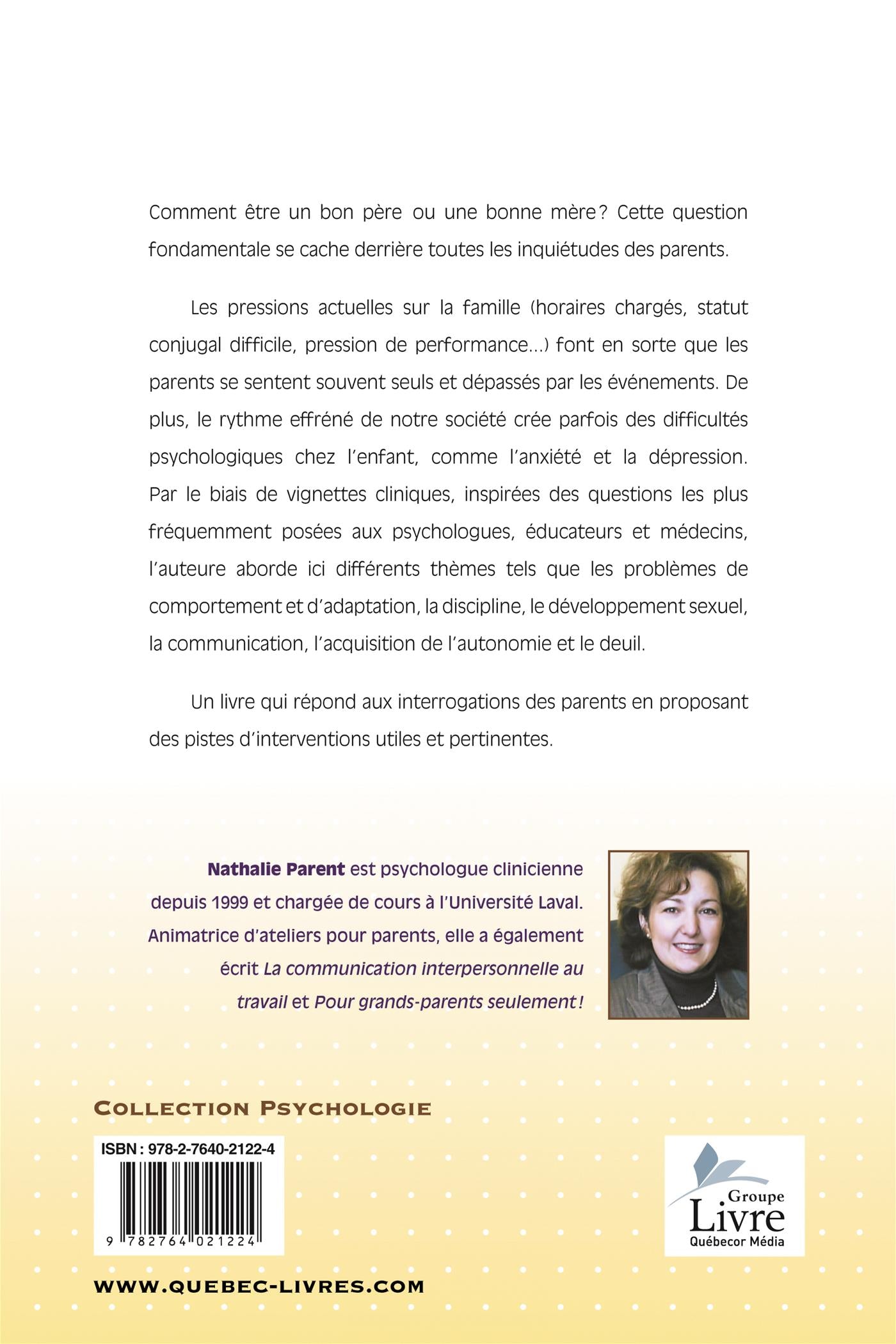 Couverture du livre de La famille et les parents d'aujourd'hui : la communication entre parents et enfants - papier format