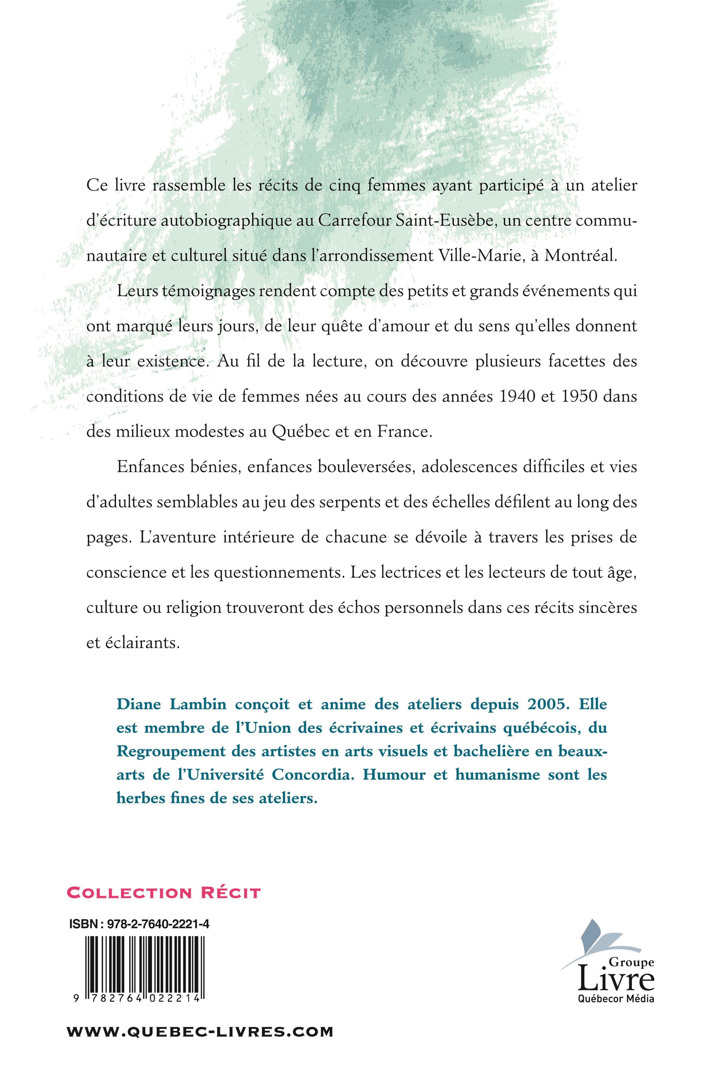 Couverture du livre de À tire d'elles : Alice, Marie-Claire, Catherine, Lise, Jocelyne - papier format