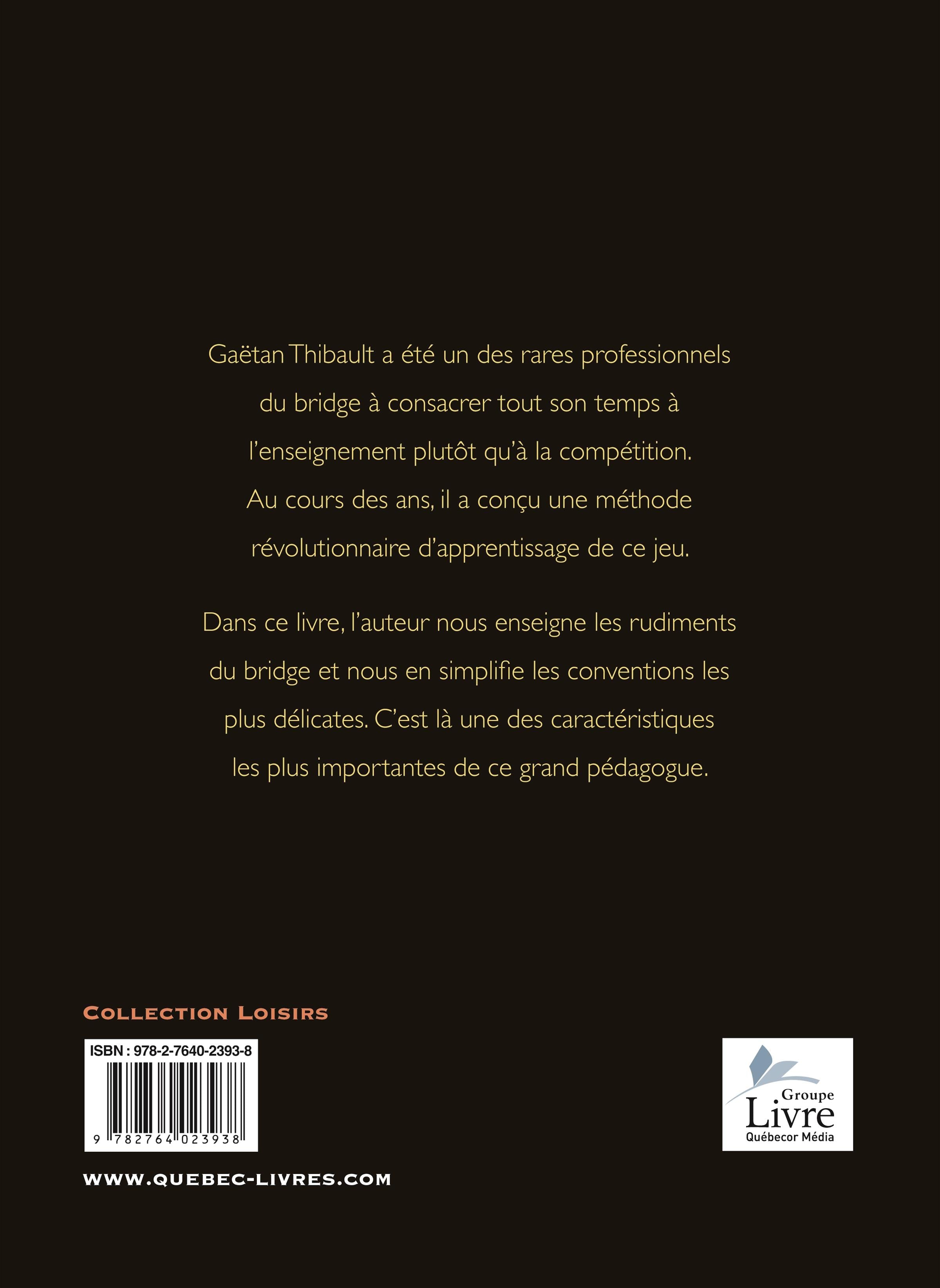 Couverture du livre de Le sens du bridge : manuel d'initiation - papier format