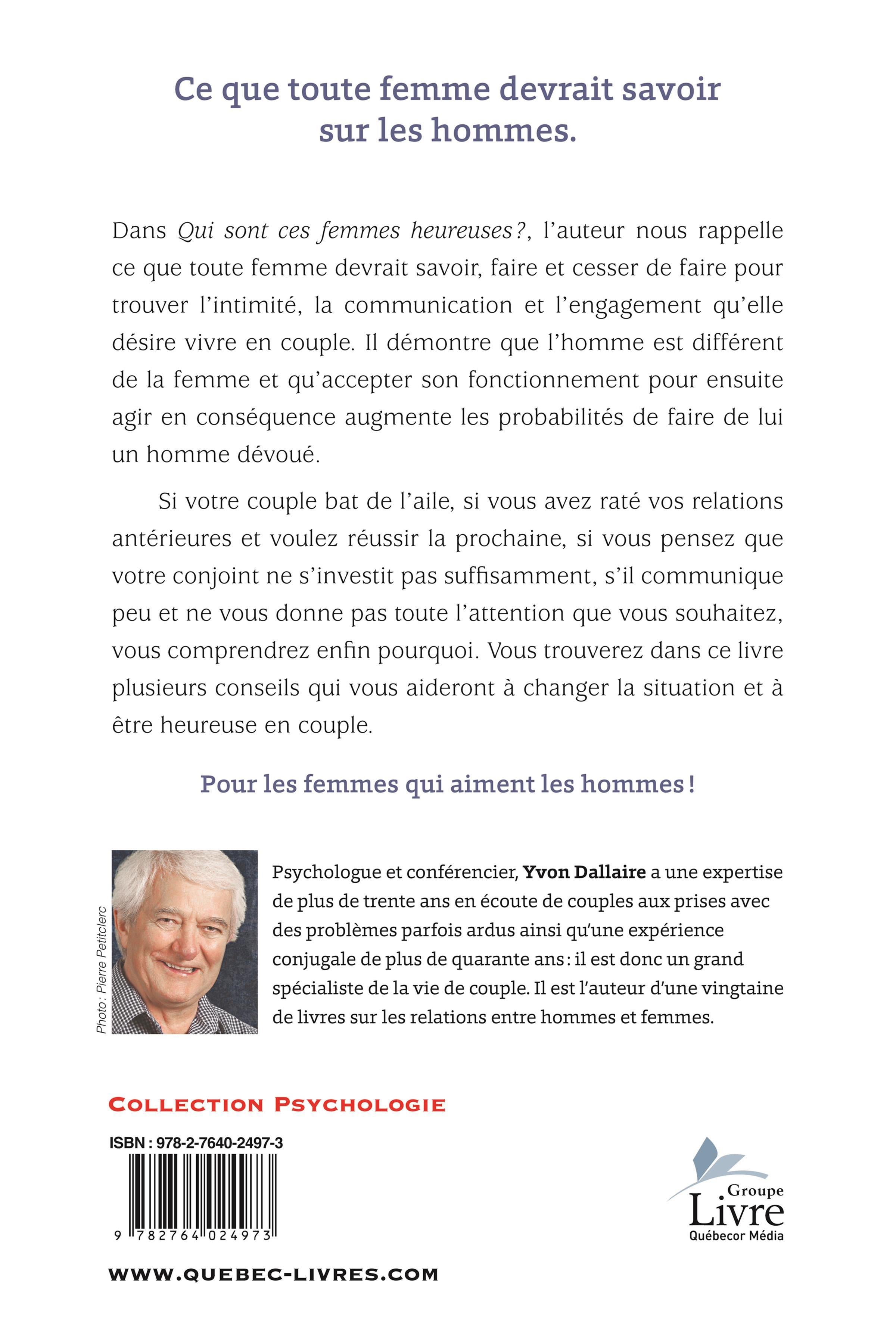 Couverture du livre de Qui sont ces femmes heureuses? - papier format