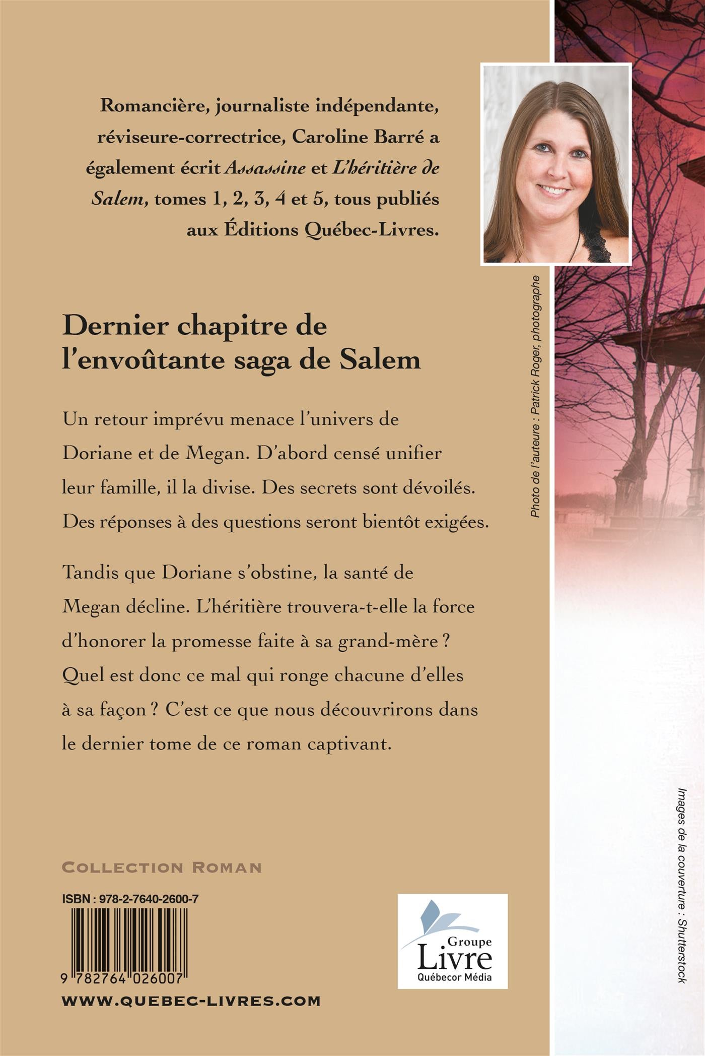 Couverture du livre de Doriane - papier format
