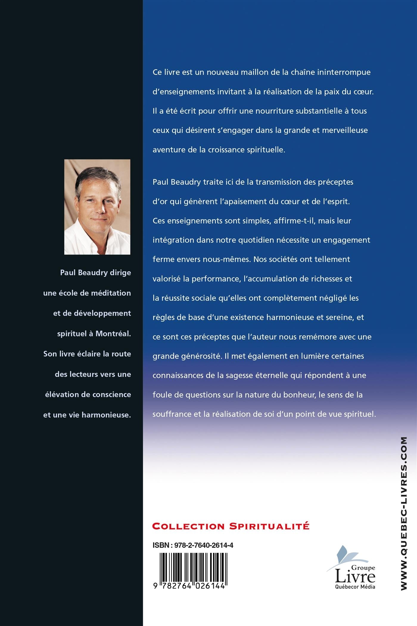 Couverture du livre de Randonnée céleste : pour réaliser la paix du coeur - papier format