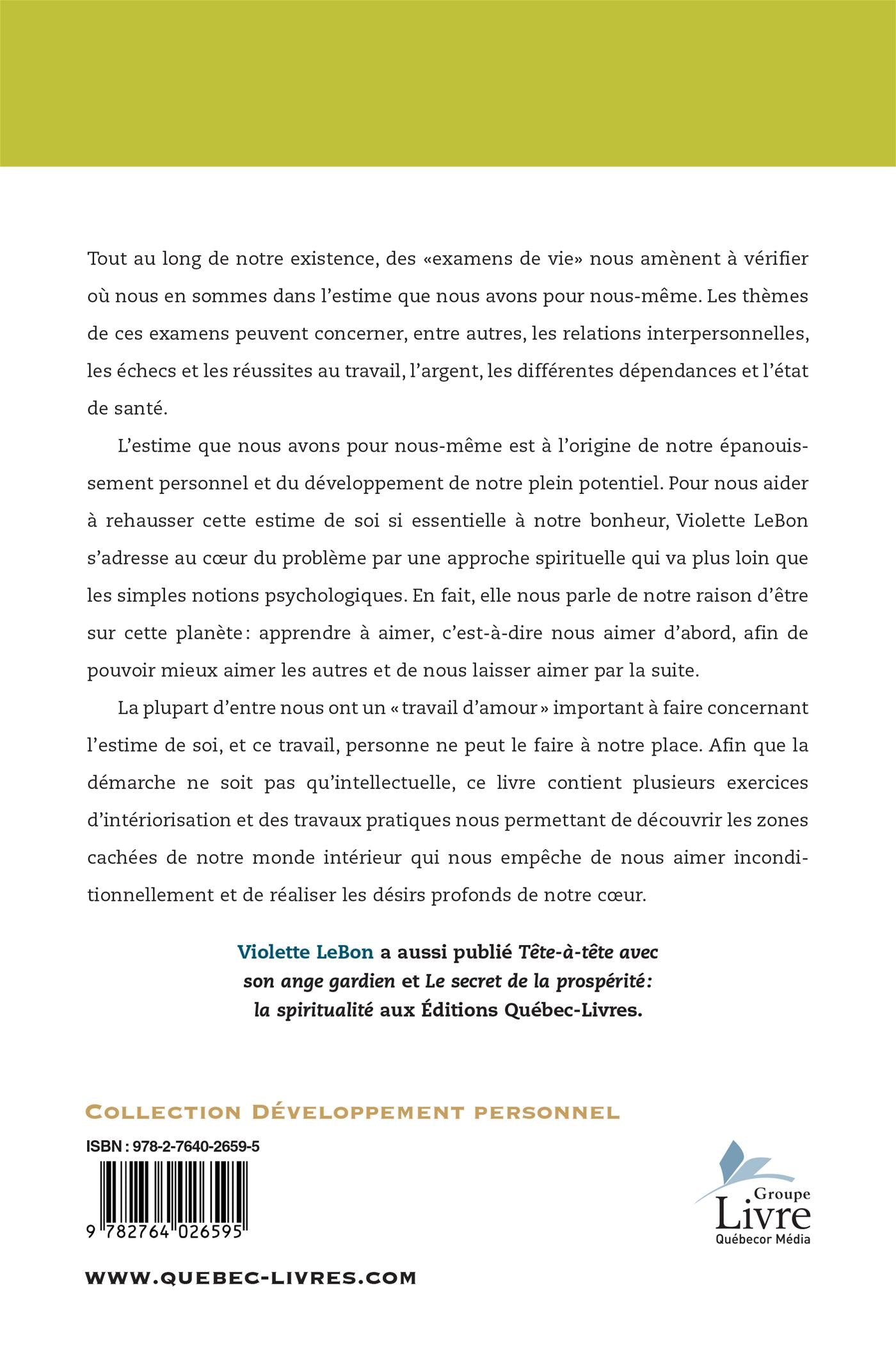 Couverture du livre de L'essentiel : l'estime de soi : rétablissement et guérison de nos blessures - papier format