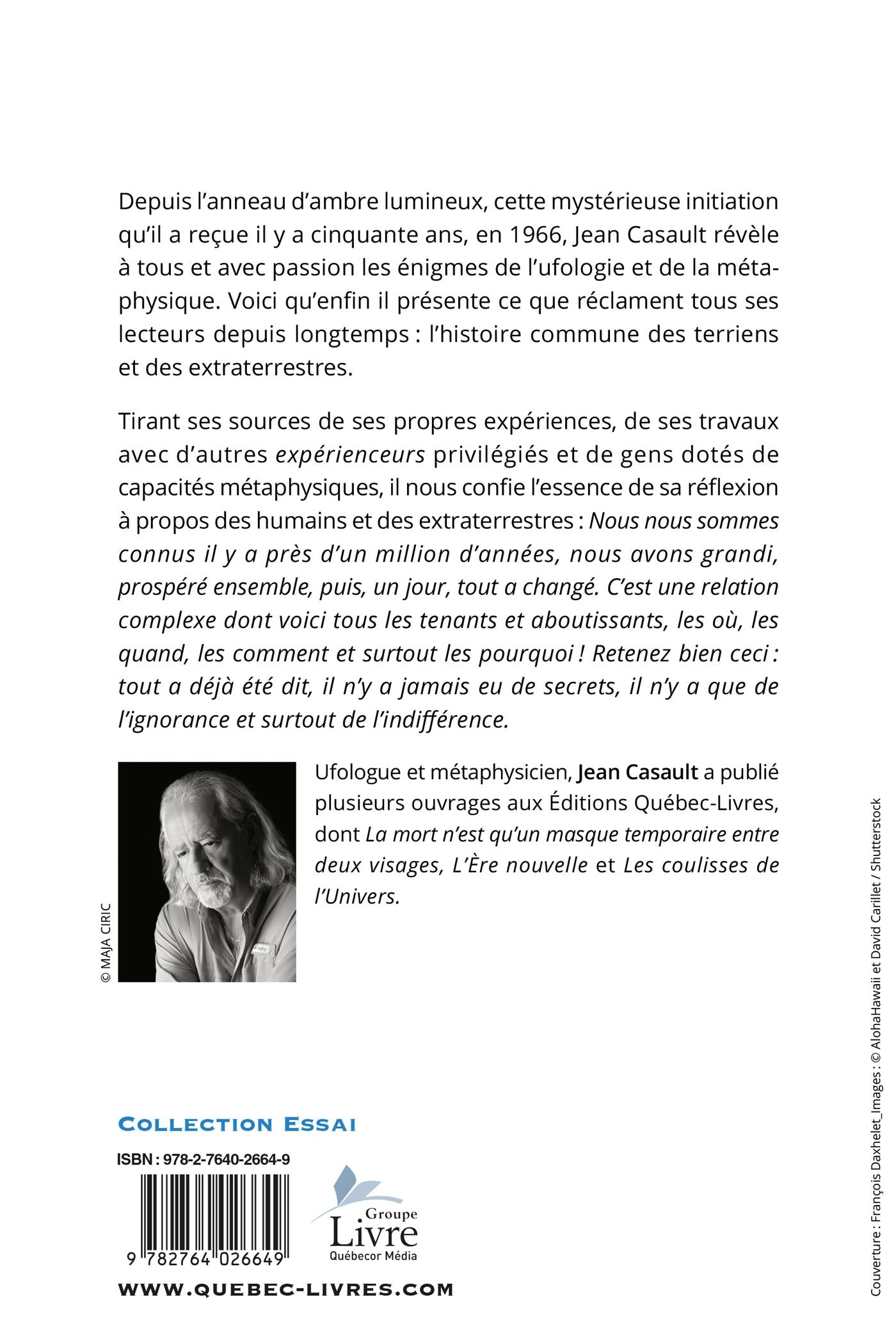 Couverture du livre de Il était une fois des humains... et des extraterrestres : Notre aventure inconnue depuis le début des temps - papier format