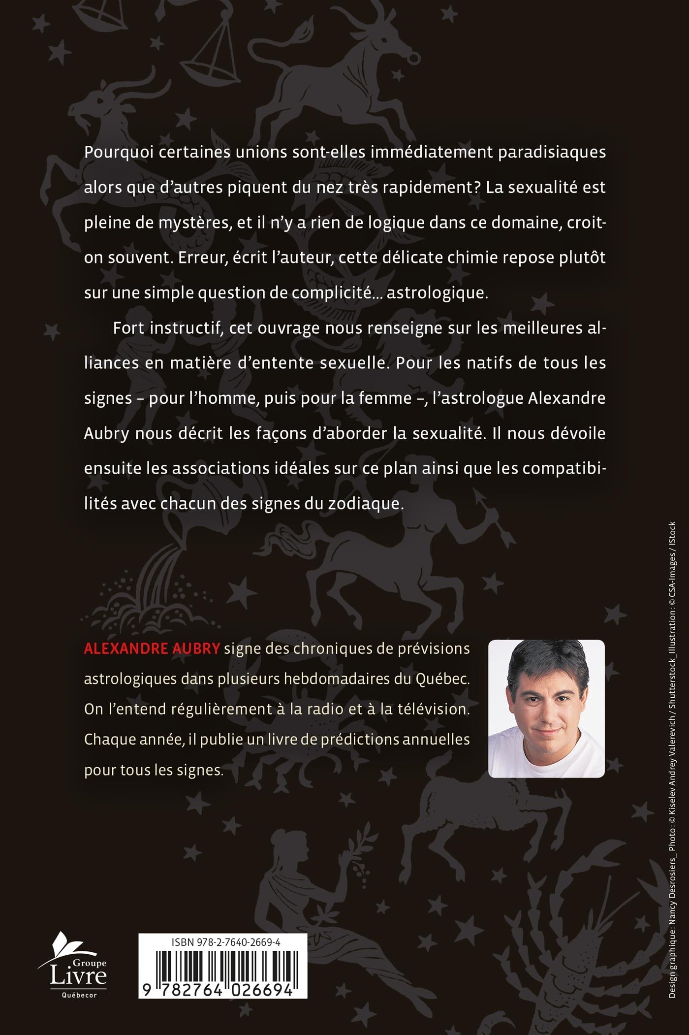 Couverture du livre de Compatibilités sexuelles par signes astrologiques - papier format